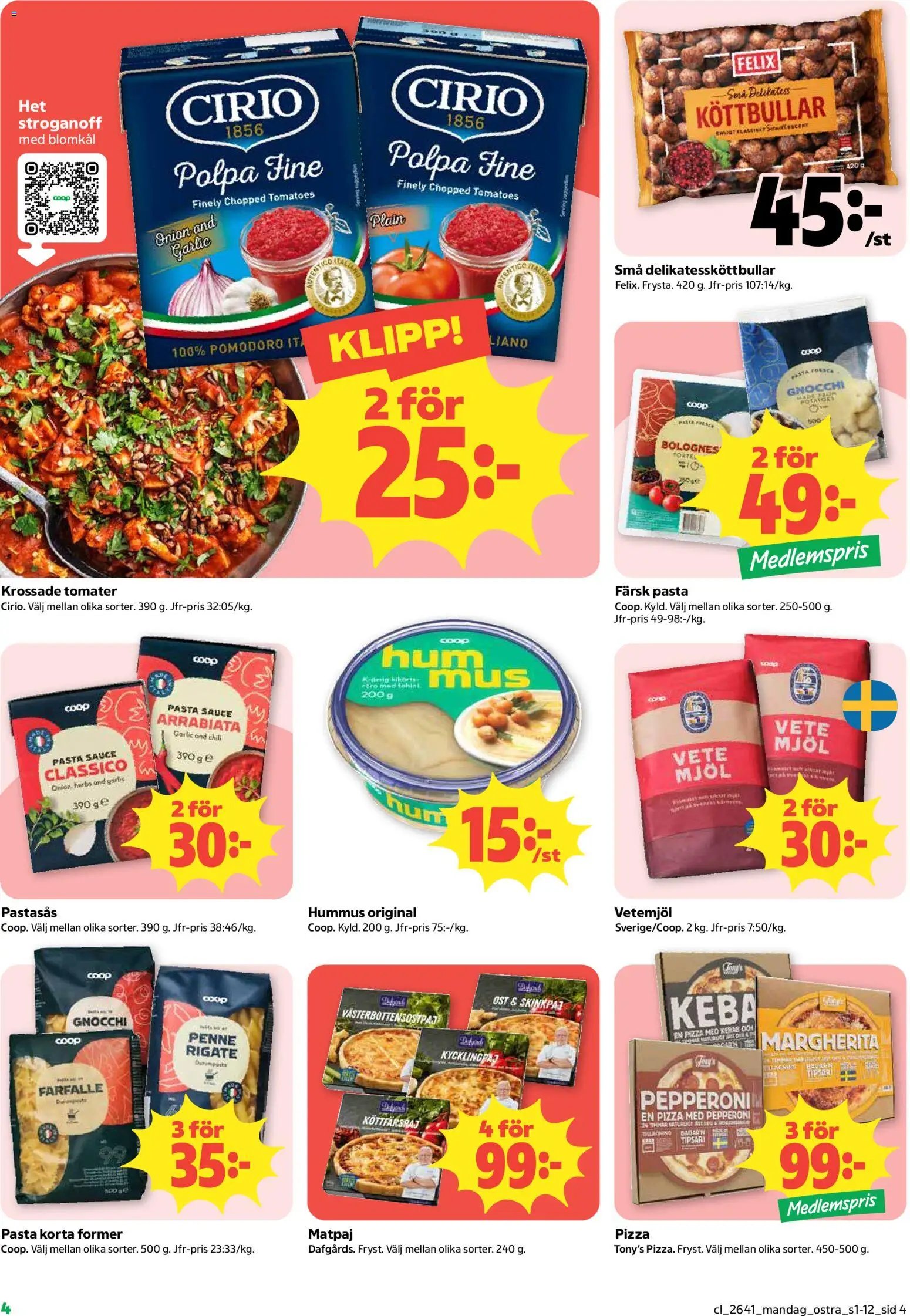 Coop Daglivs erbjudanden
