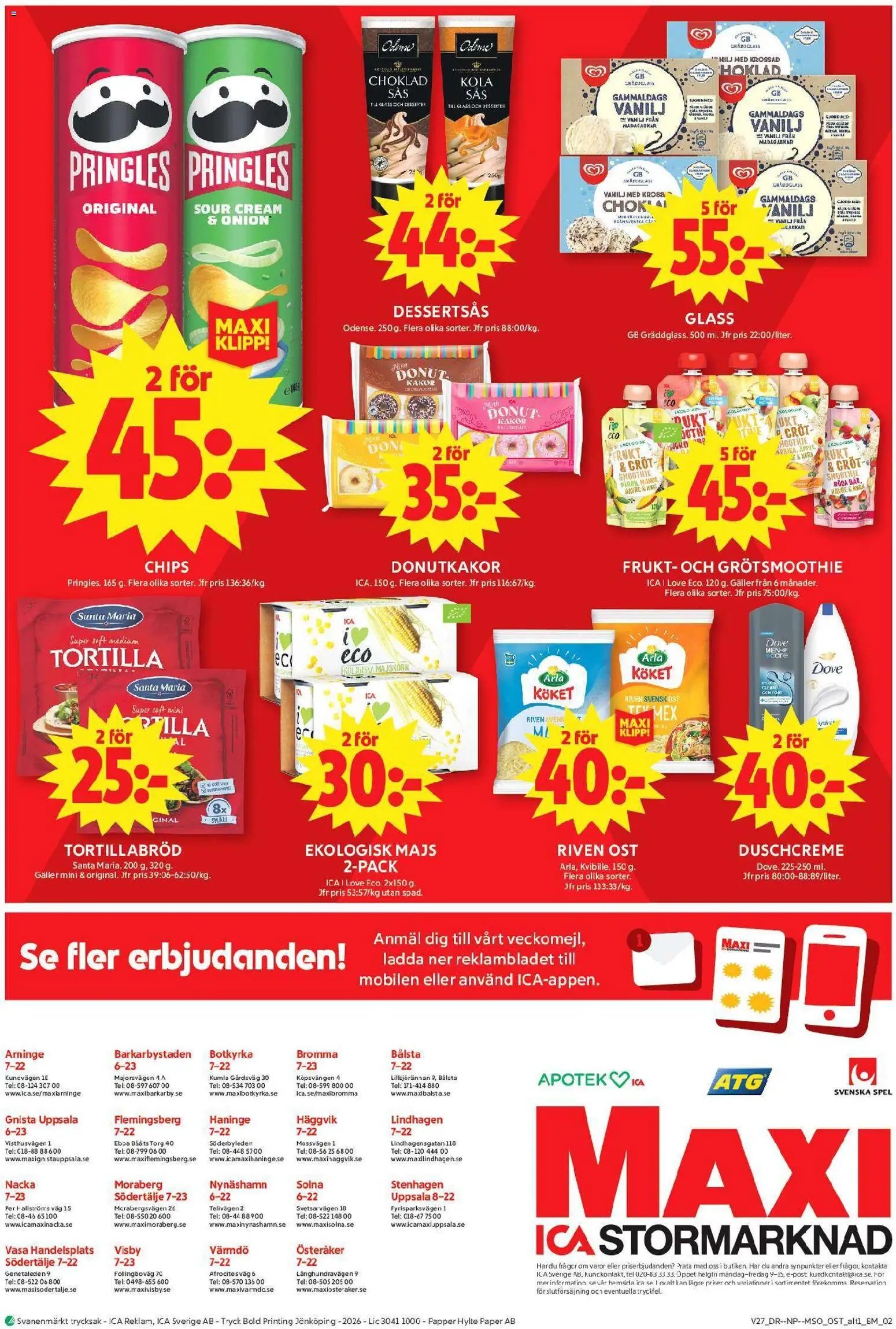 ICA Maxi erbjudanden