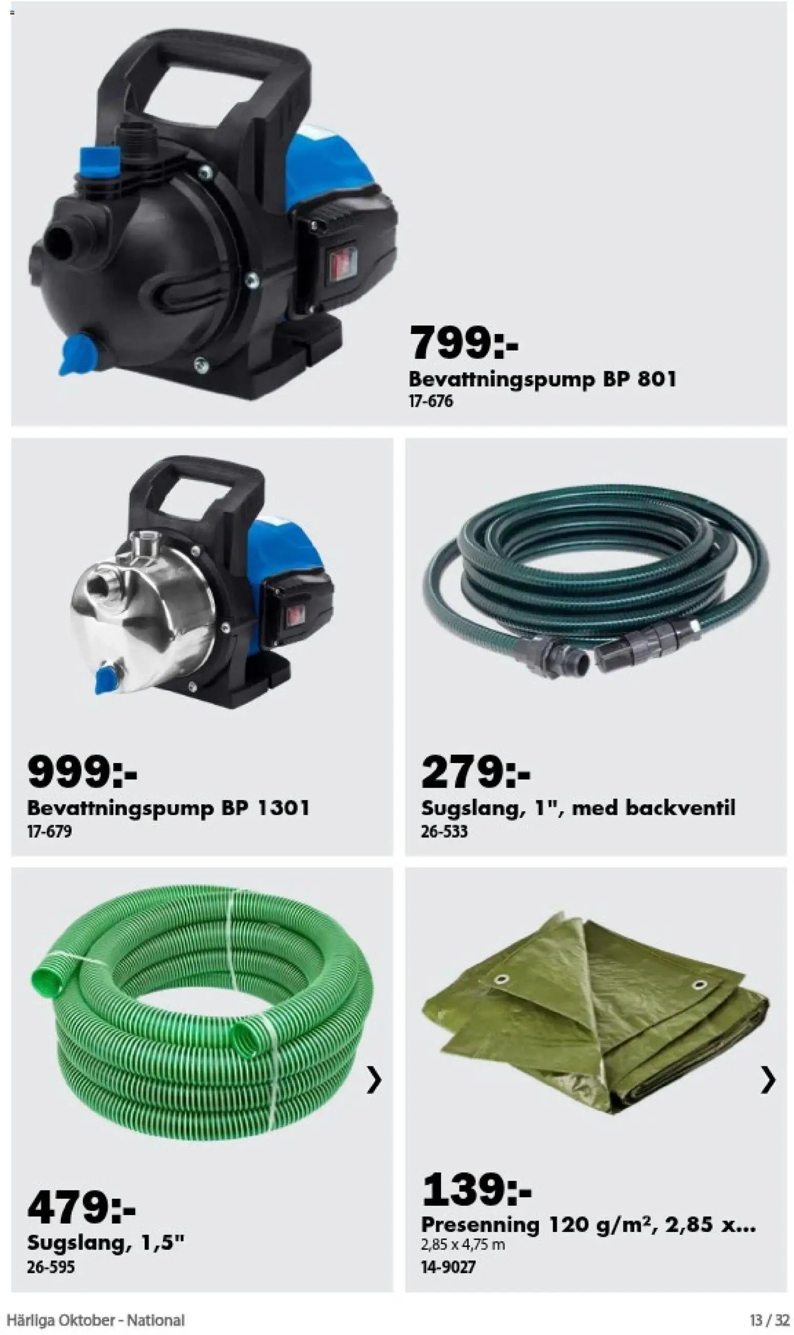 Biltema erbjudanden härliga oktober