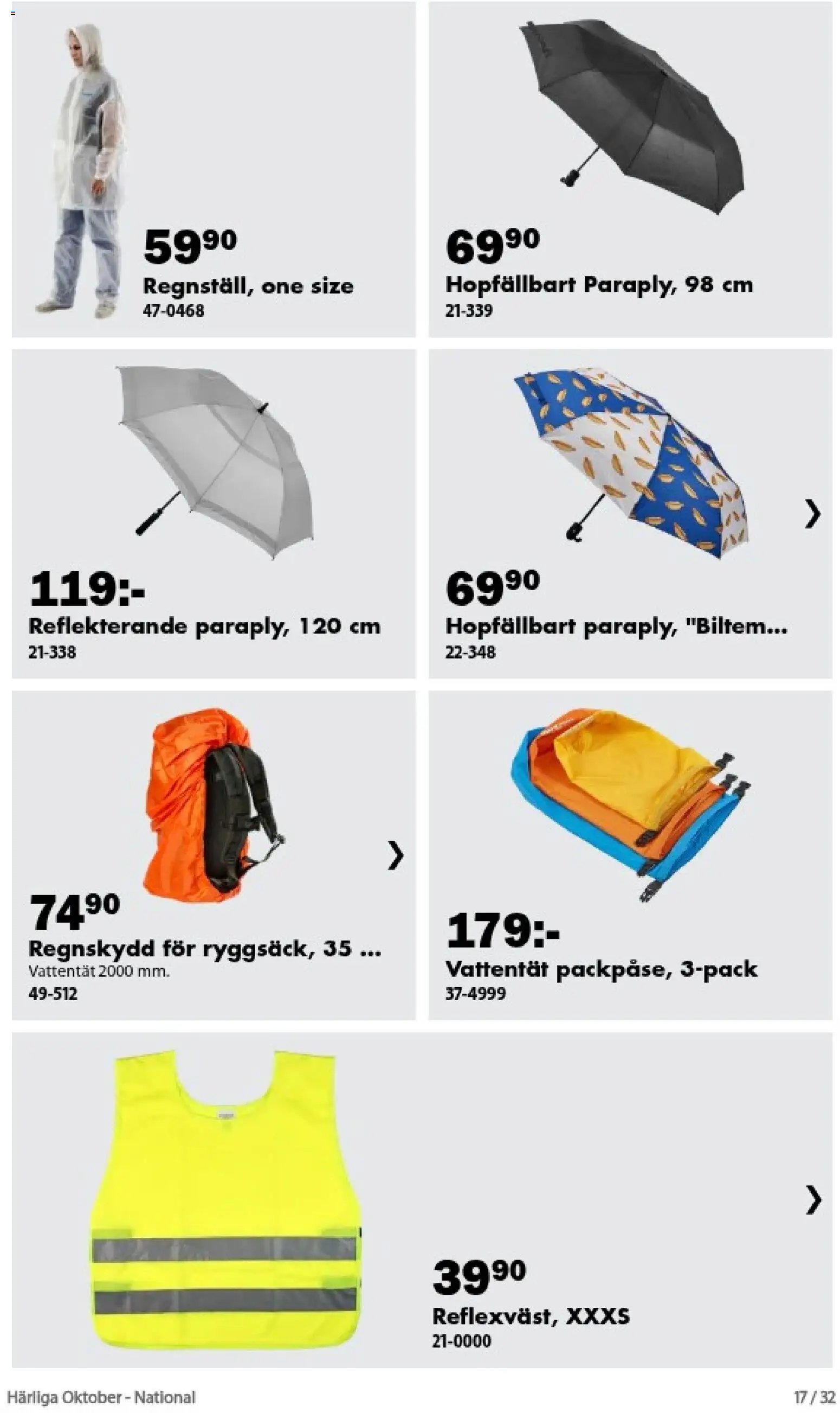 Biltema erbjudanden härliga oktober