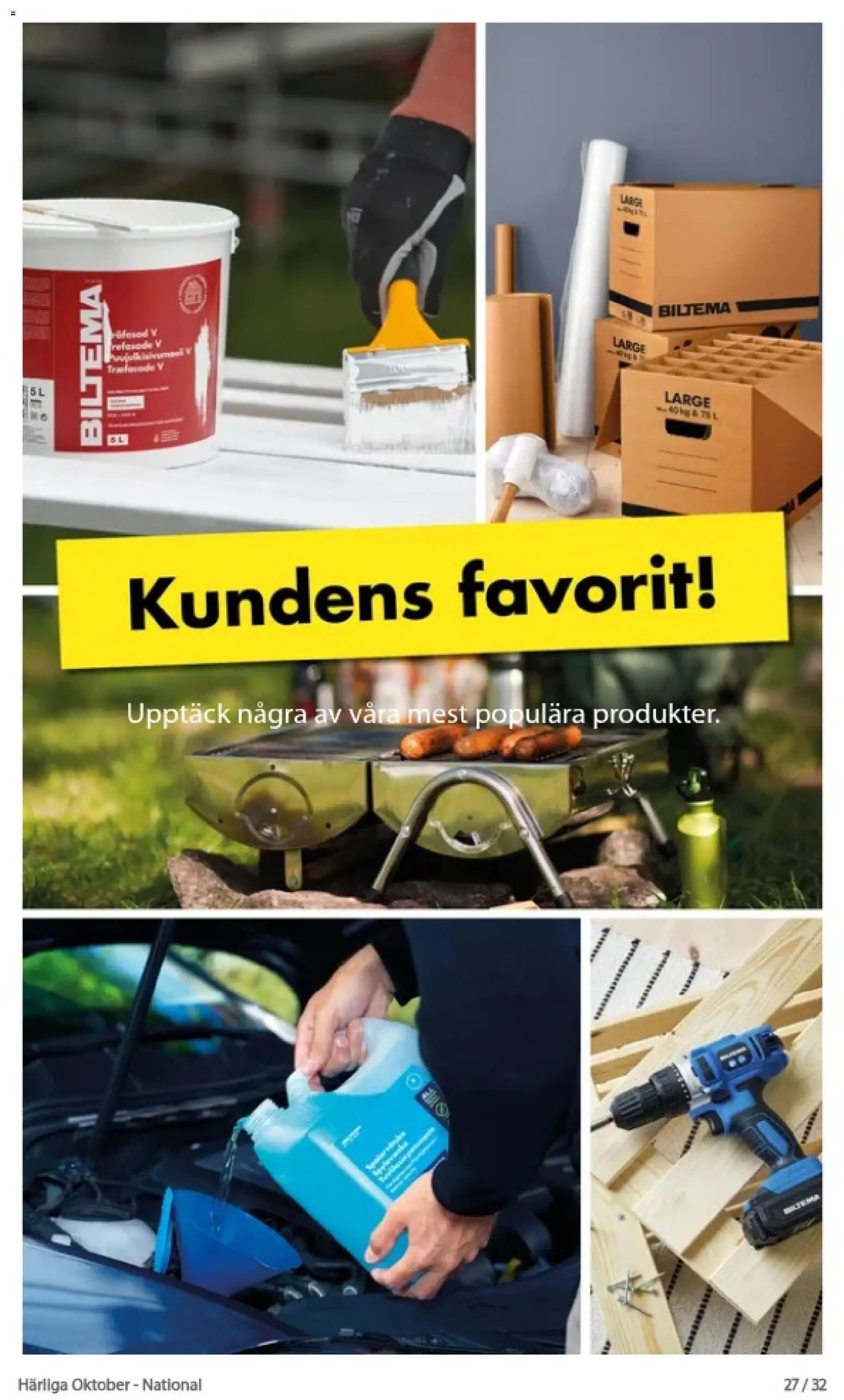 Biltema erbjudanden härliga oktober