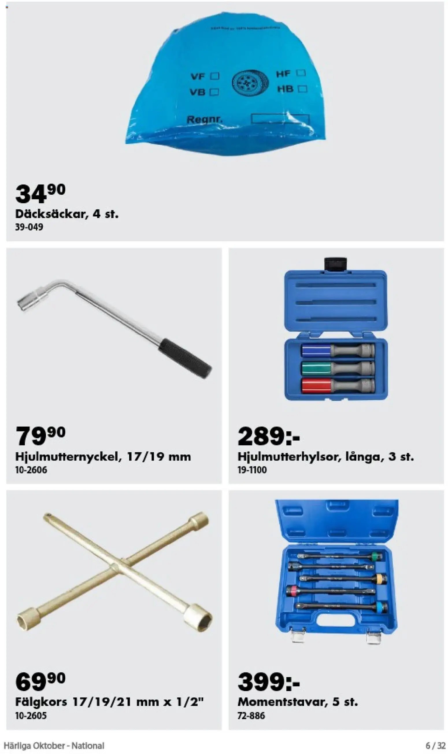 Biltema erbjudanden härliga oktober