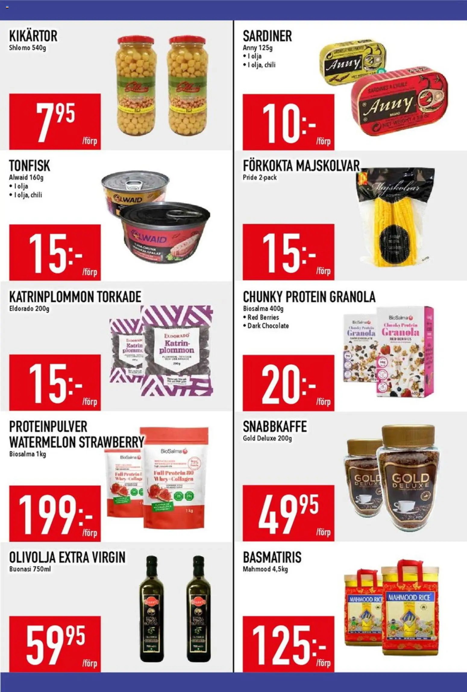 Matdax erbjudanden