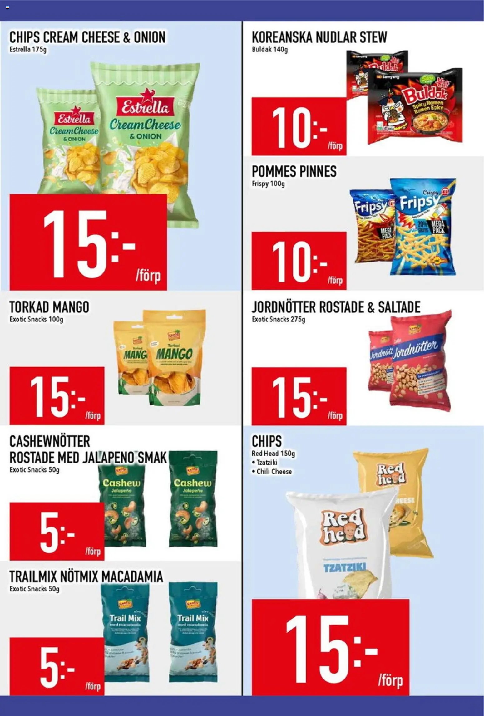 Matdax erbjudanden
