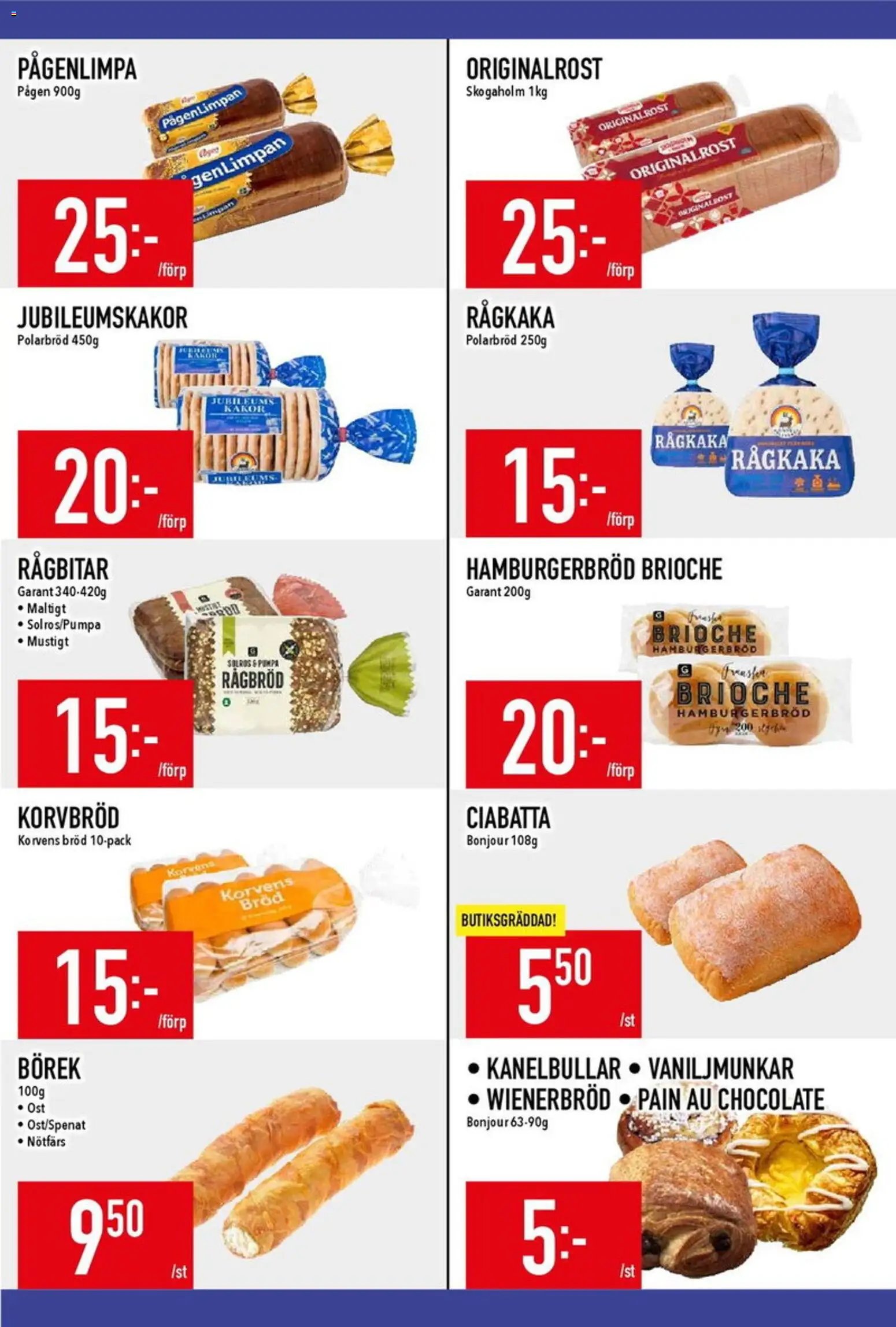 Matdax erbjudanden