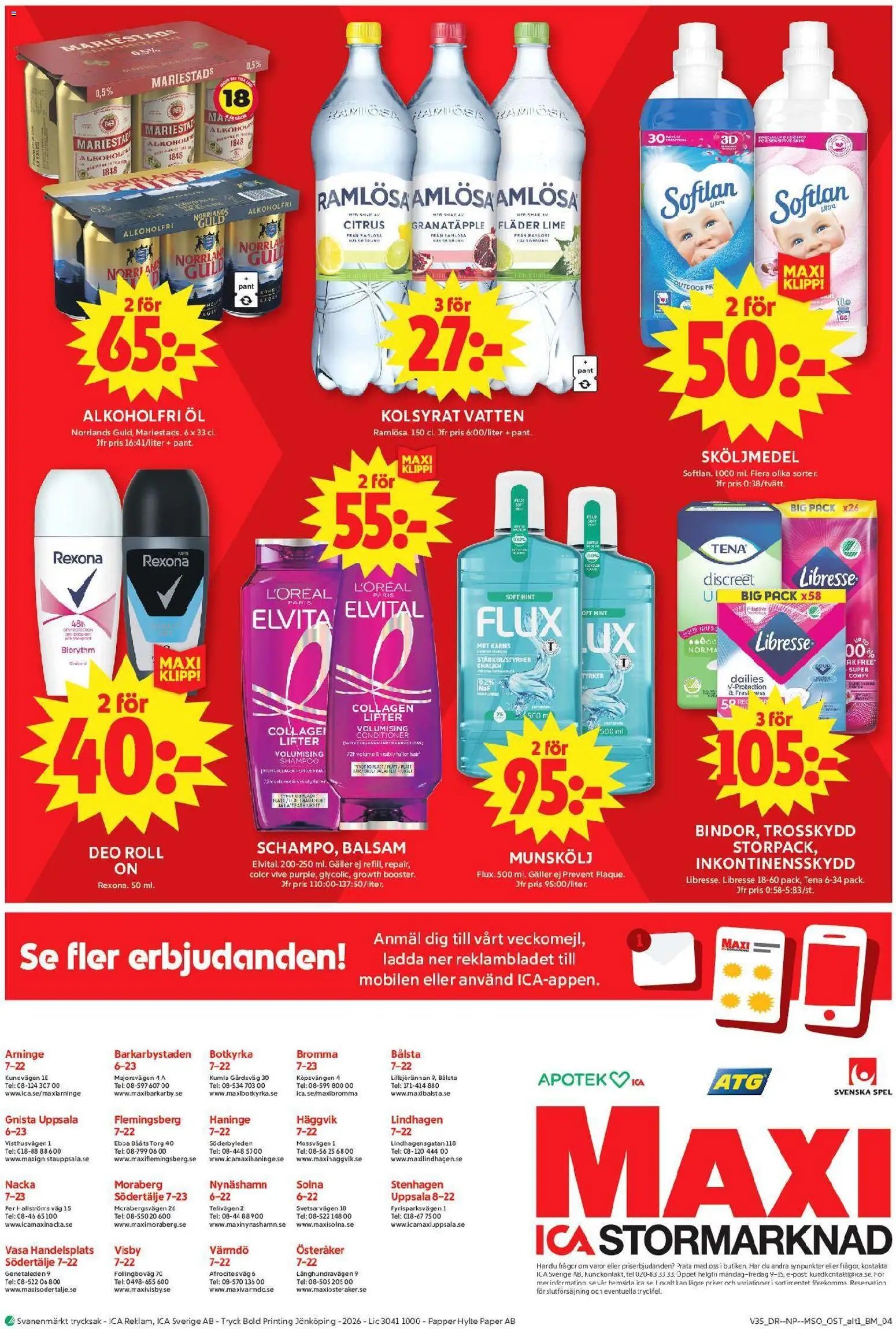ICA Maxi erbjudanden