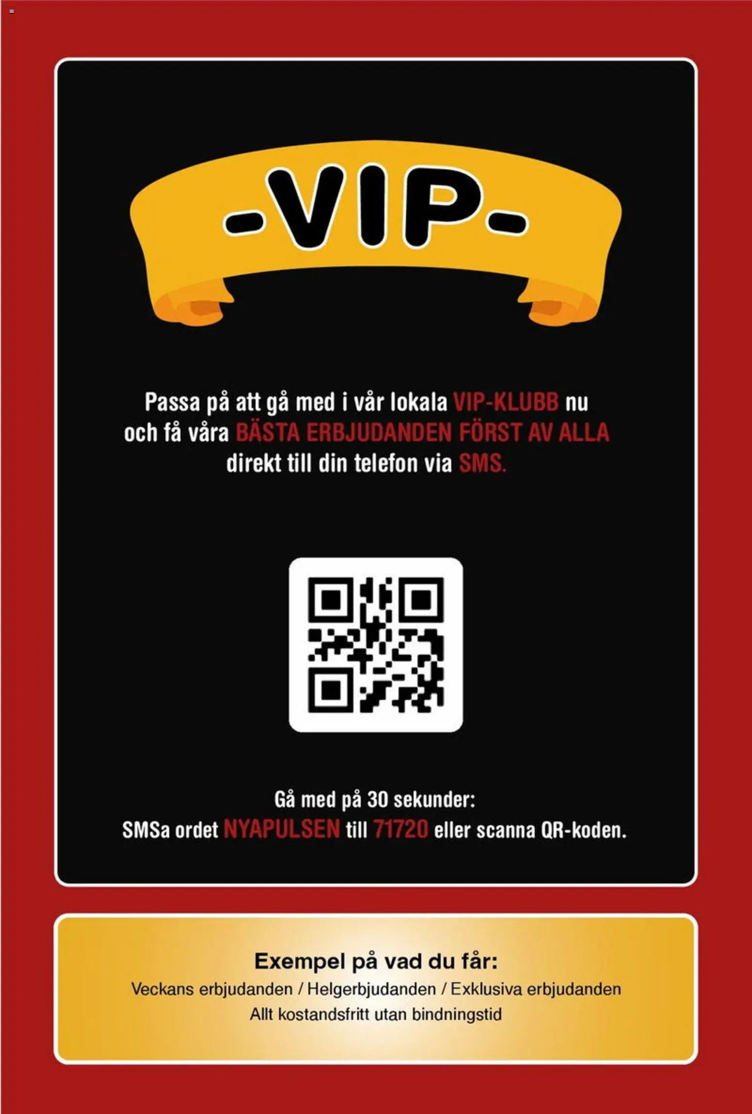 Nya Pulsen - erbjudanden