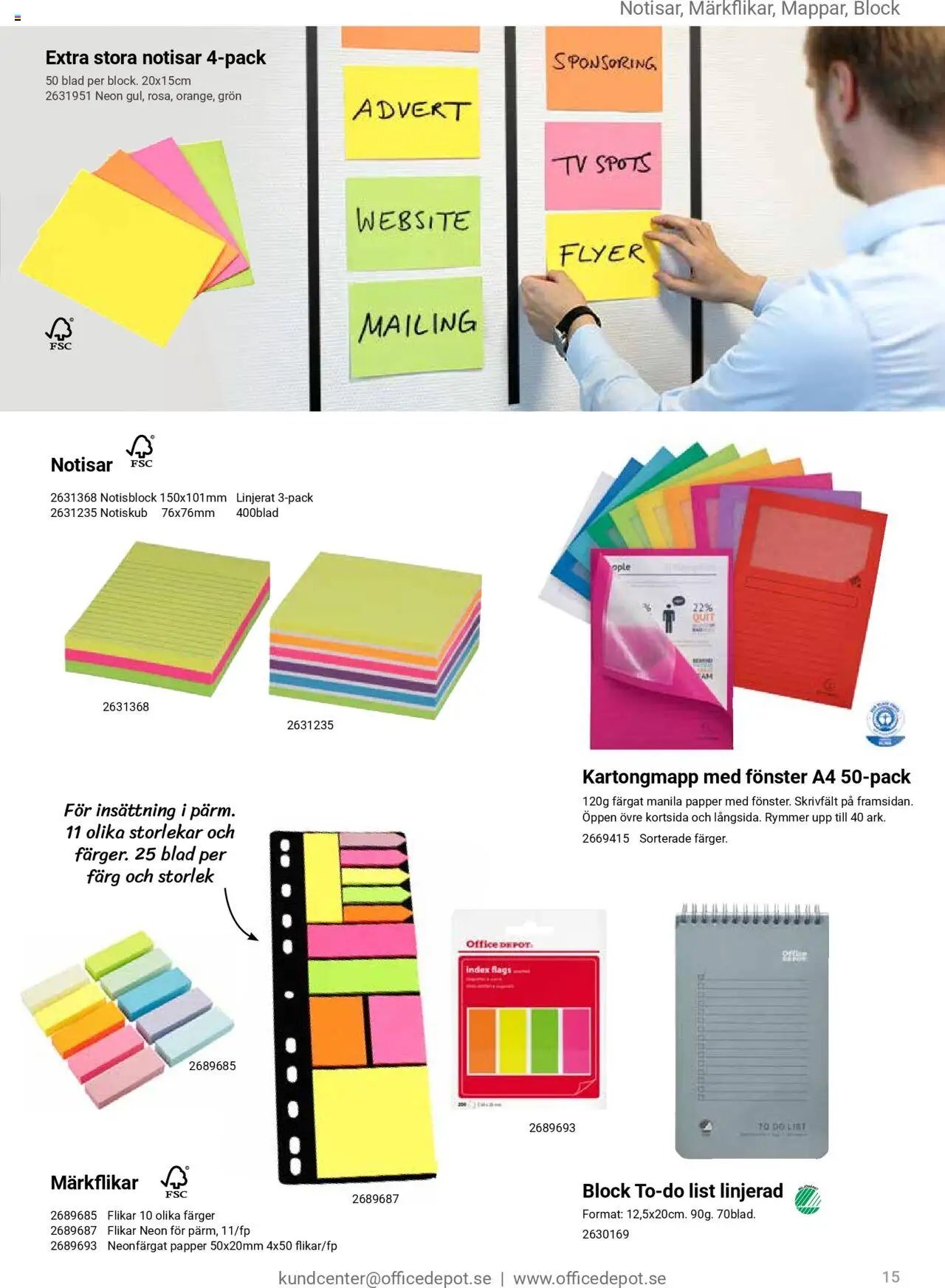 Office Depot - erbjudanden - Lärarkalendrar