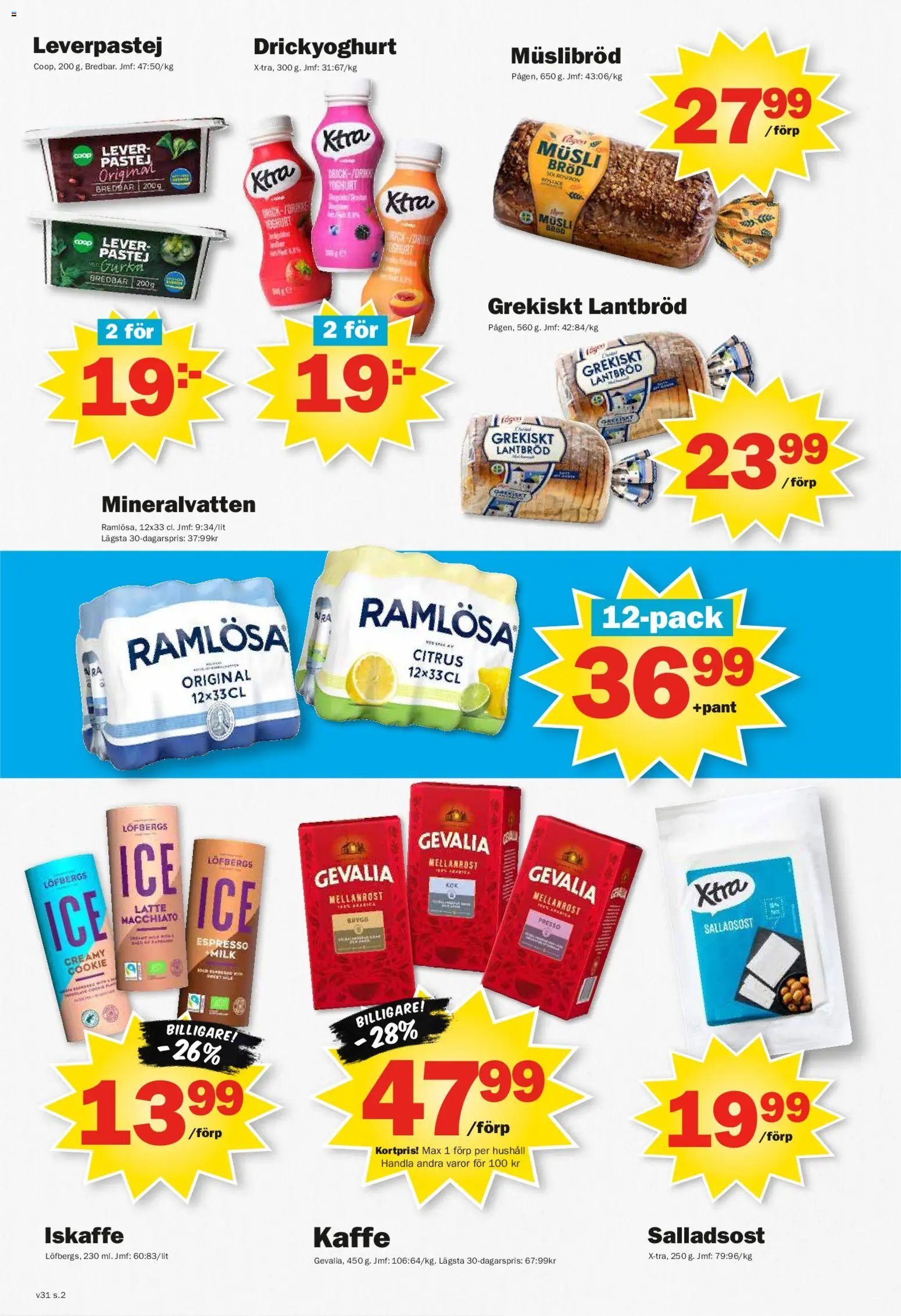 Pekås erbjudanden