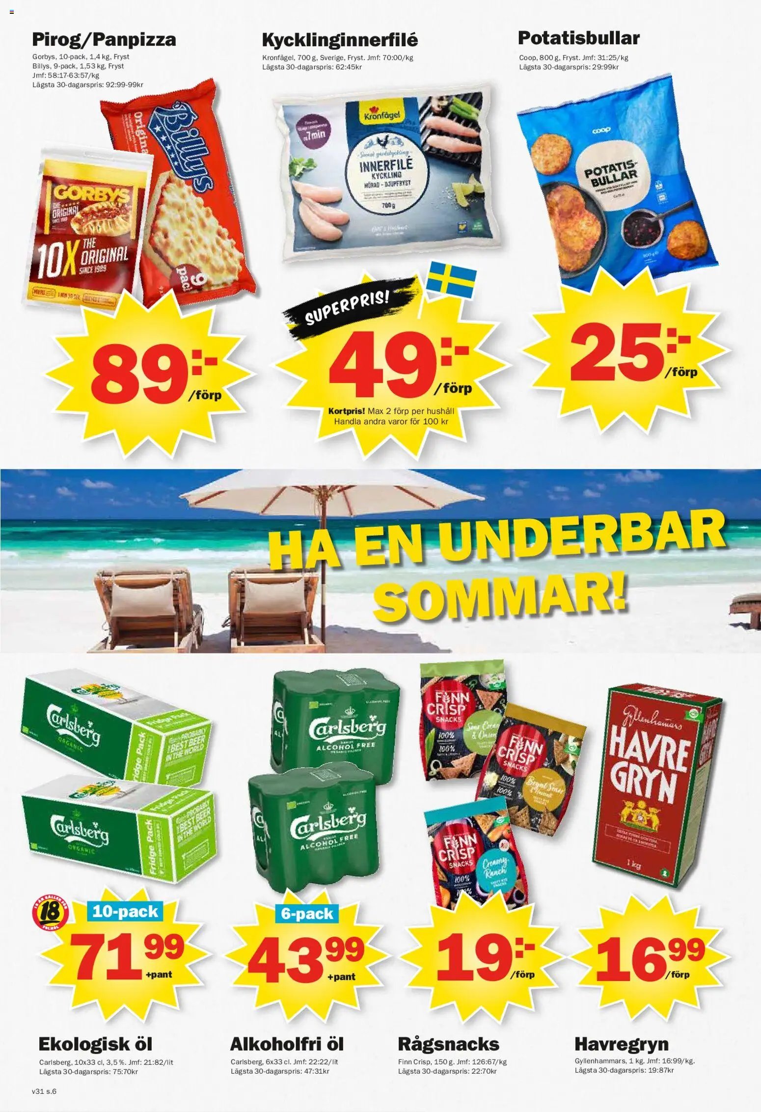 Pekås erbjudanden