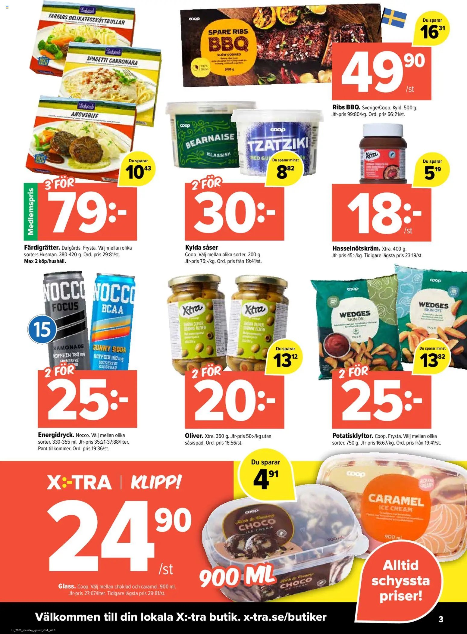 Coop X:-TRA erbjudanden