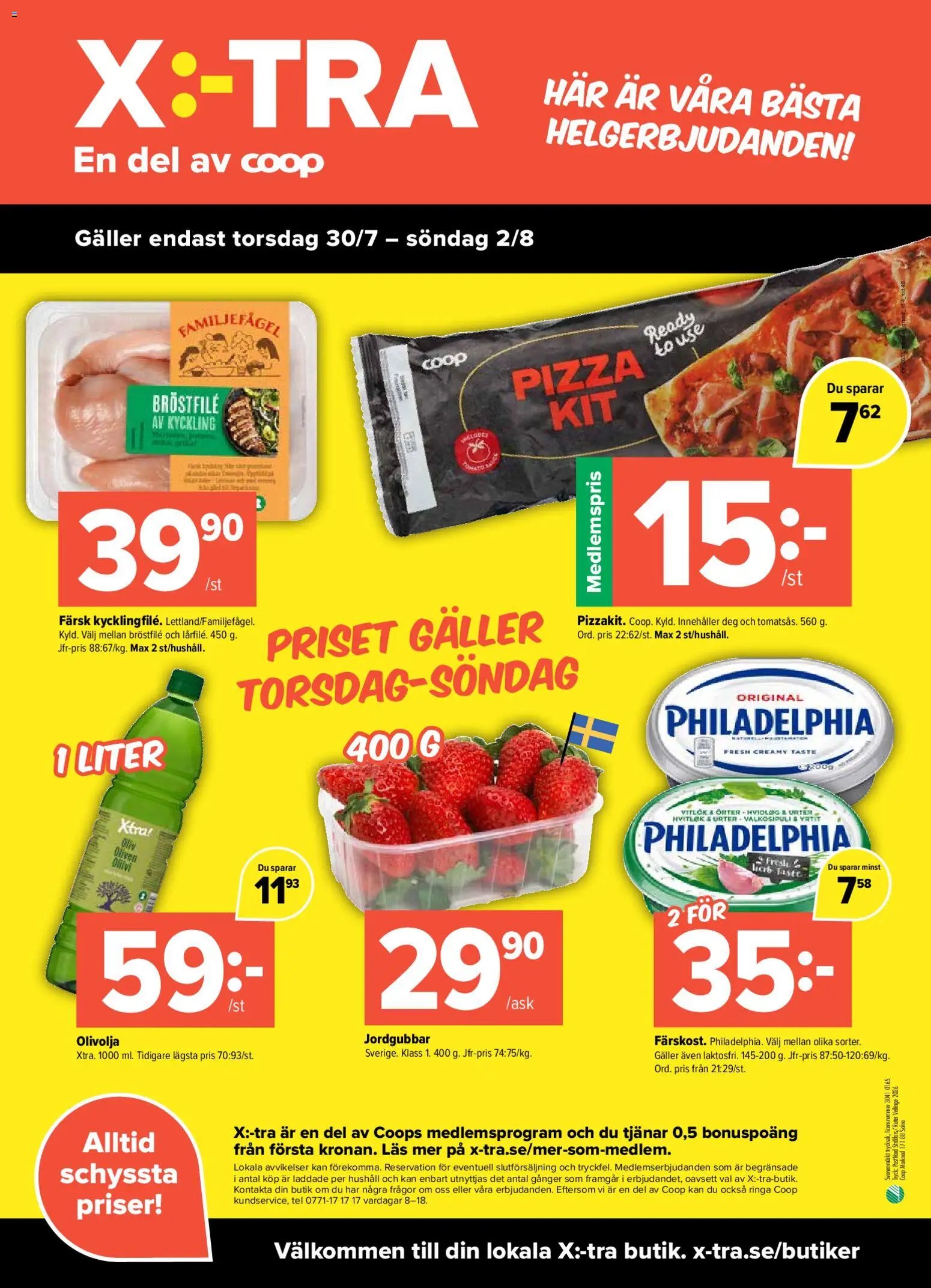 Coop X:-TRA erbjudanden