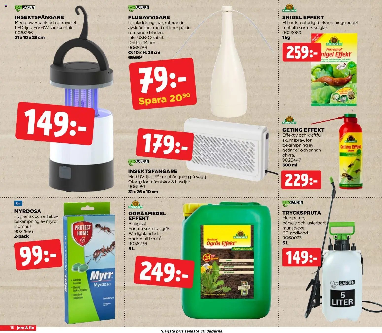 Jem & Fix erbjudanden