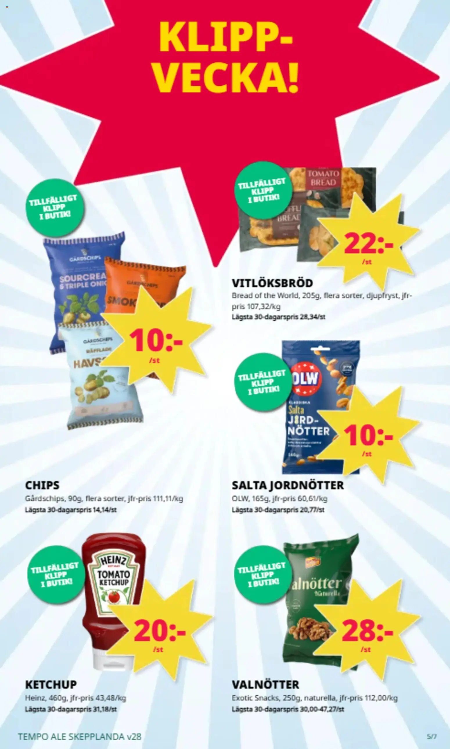 Tempo erbjudanden