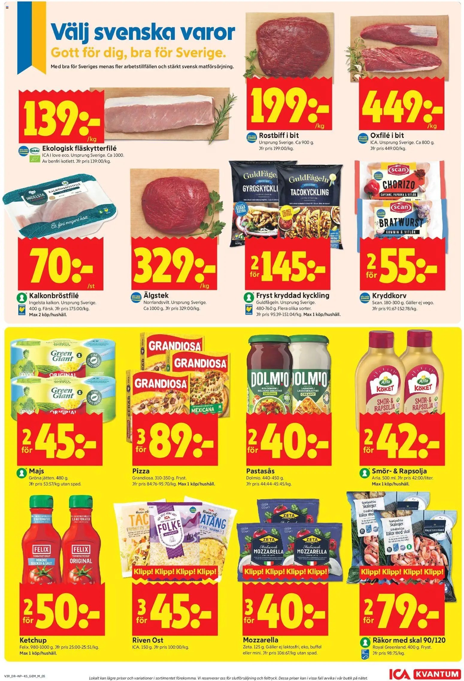 ICA Kvantum erbjudanden