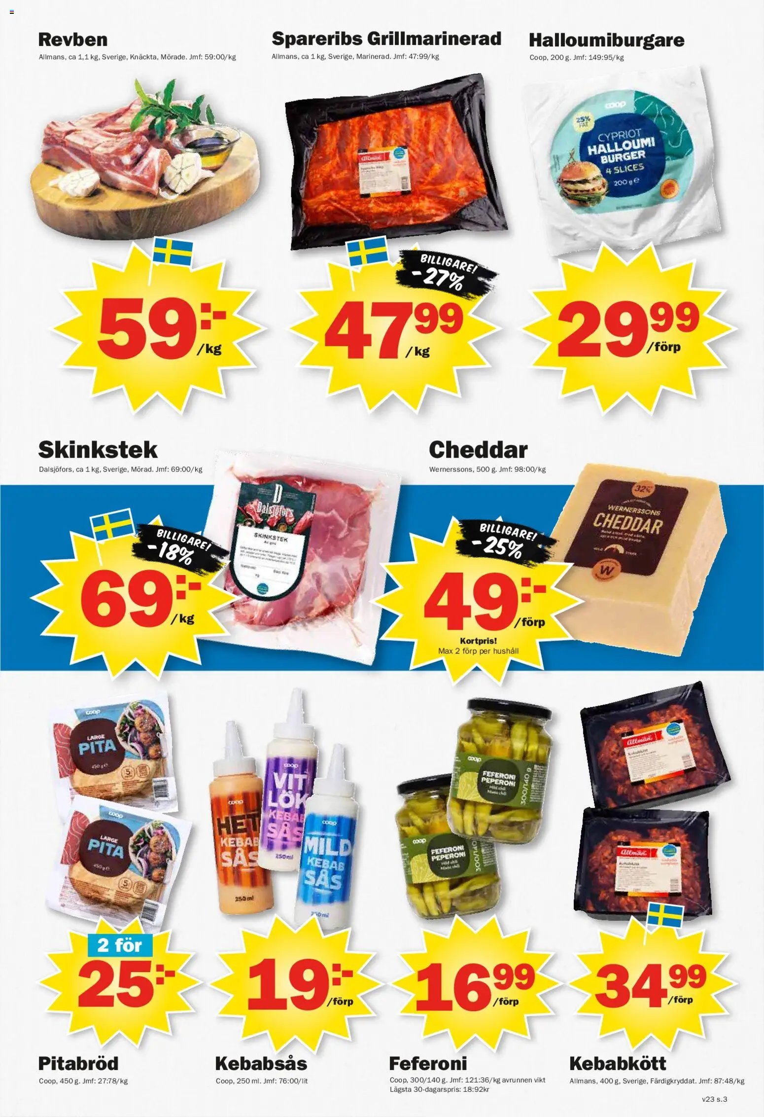 Pekås erbjudanden