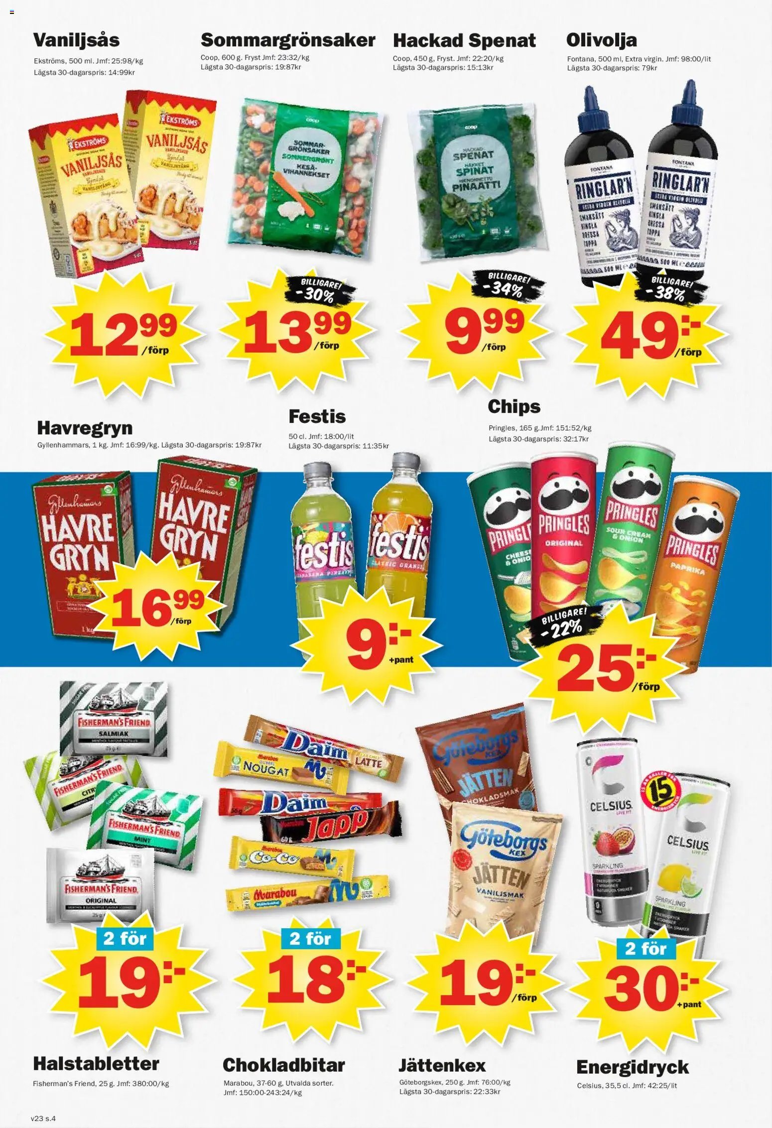 Pekås erbjudanden