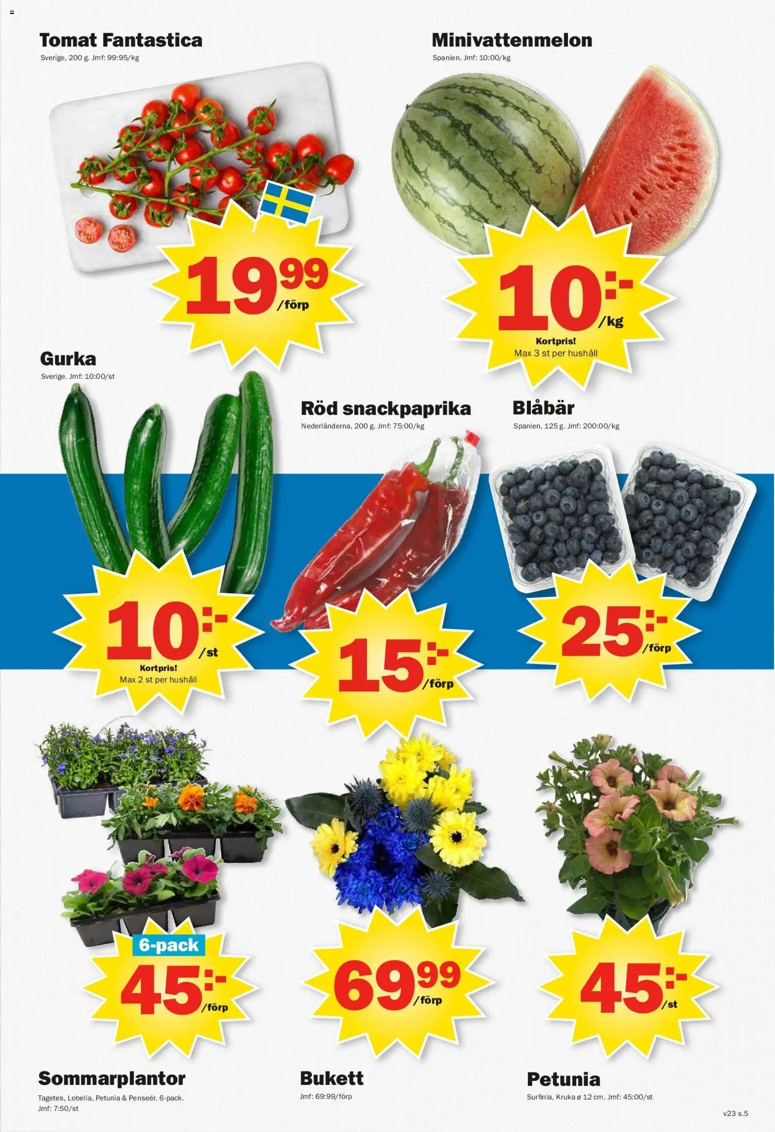 Pekås erbjudanden