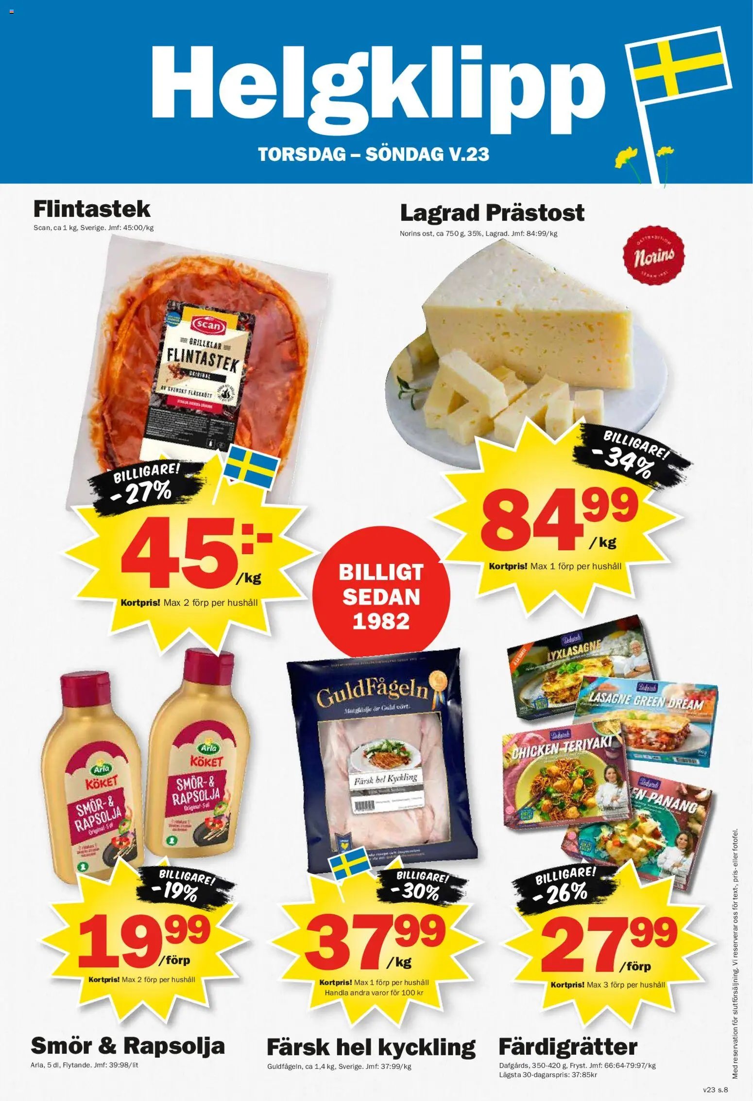 Pekås erbjudanden
