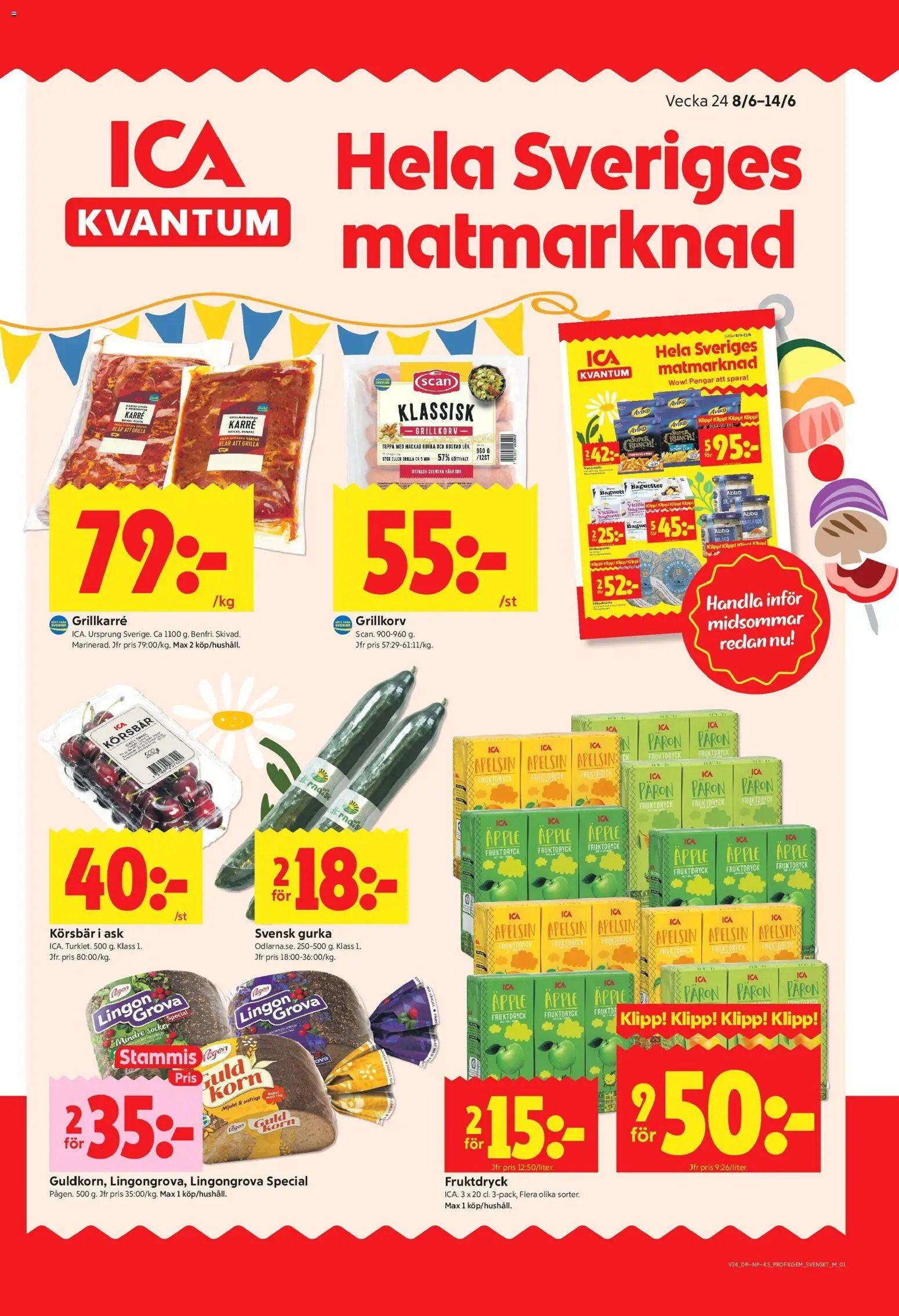 ICA Kvantum erbjudanden