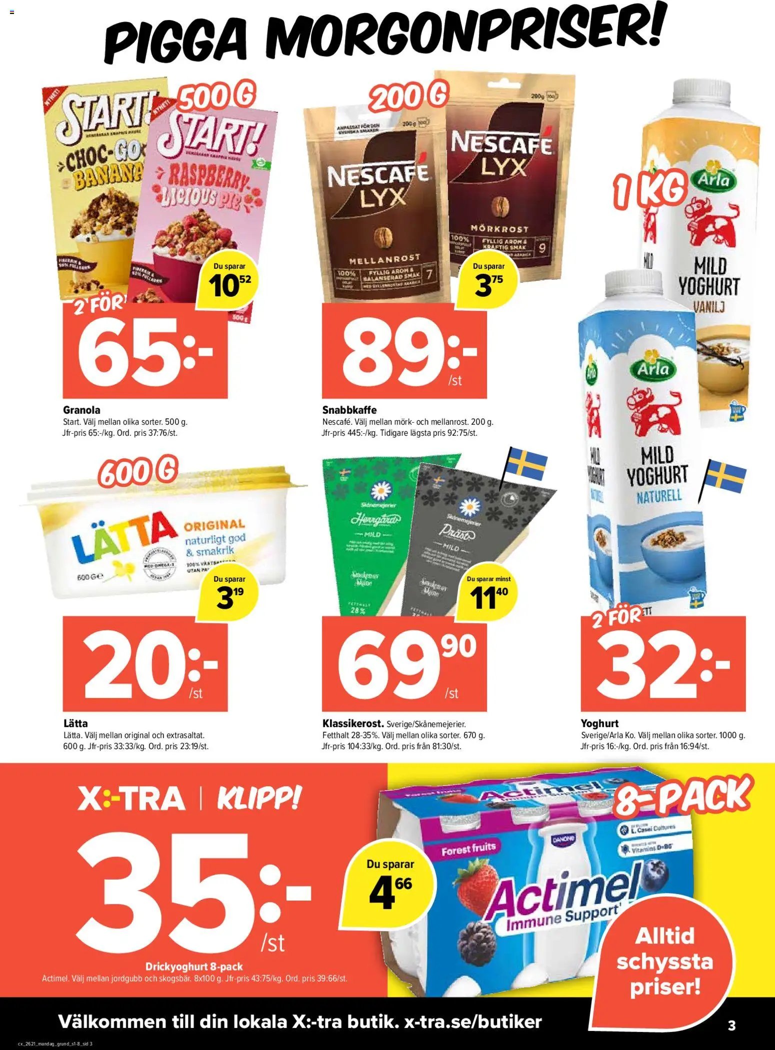 Coop X:-TRA erbjudanden