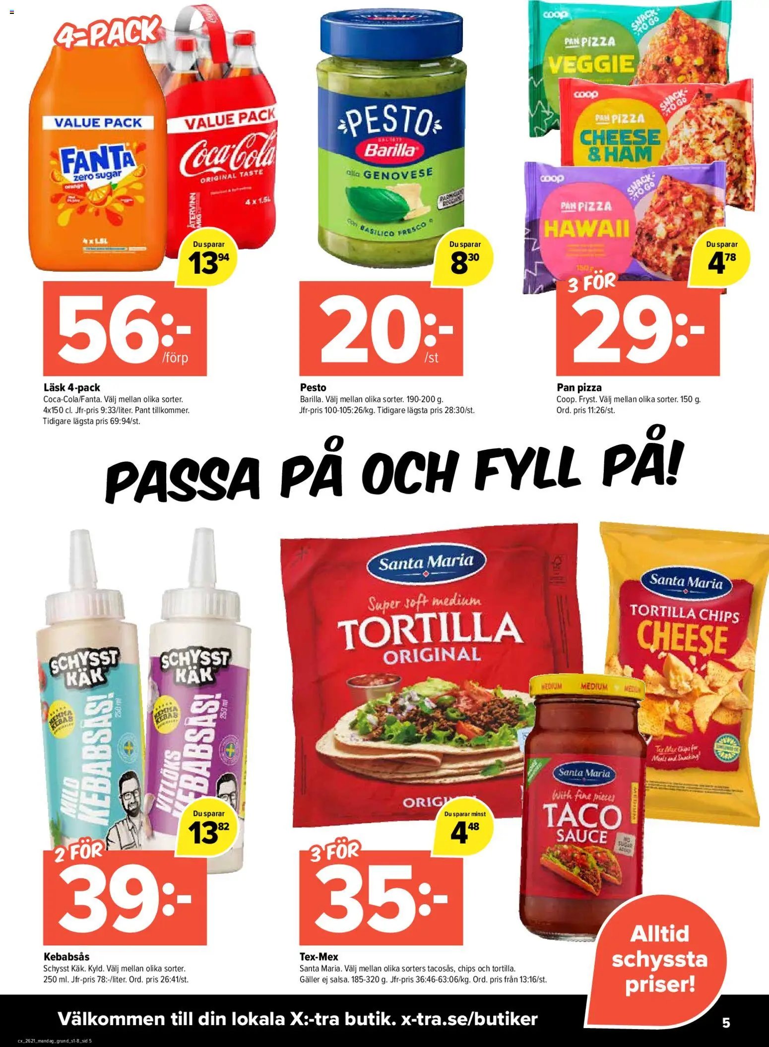 Coop X:-TRA erbjudanden