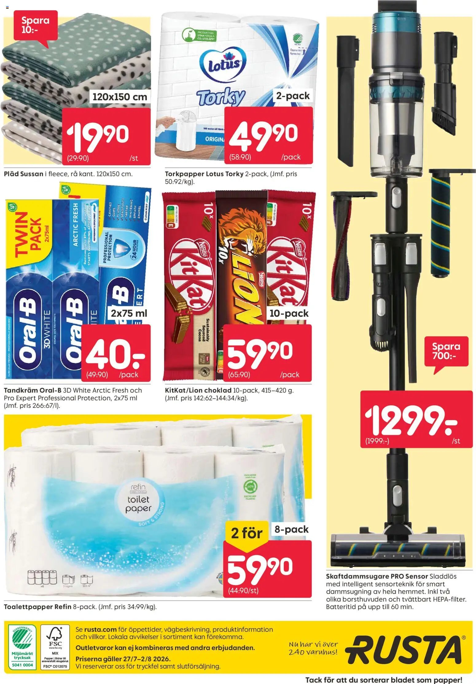 Rusta erbjudanden