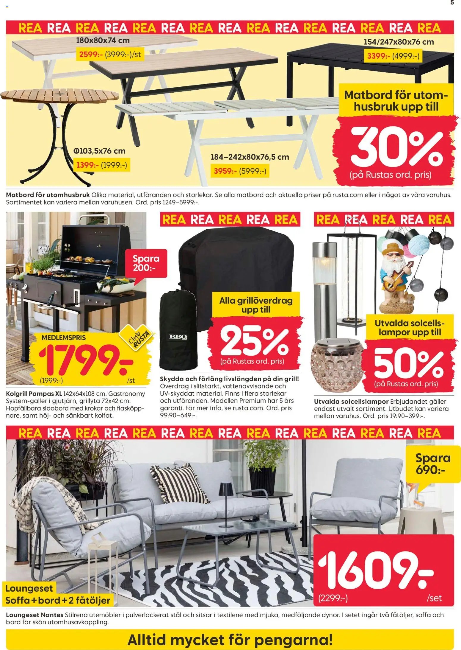 Rusta erbjudanden