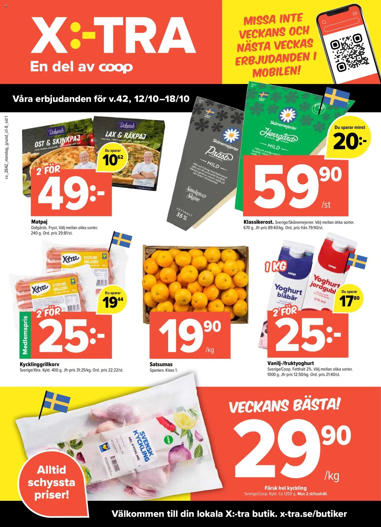 Coop X:-TRA erbjudanden