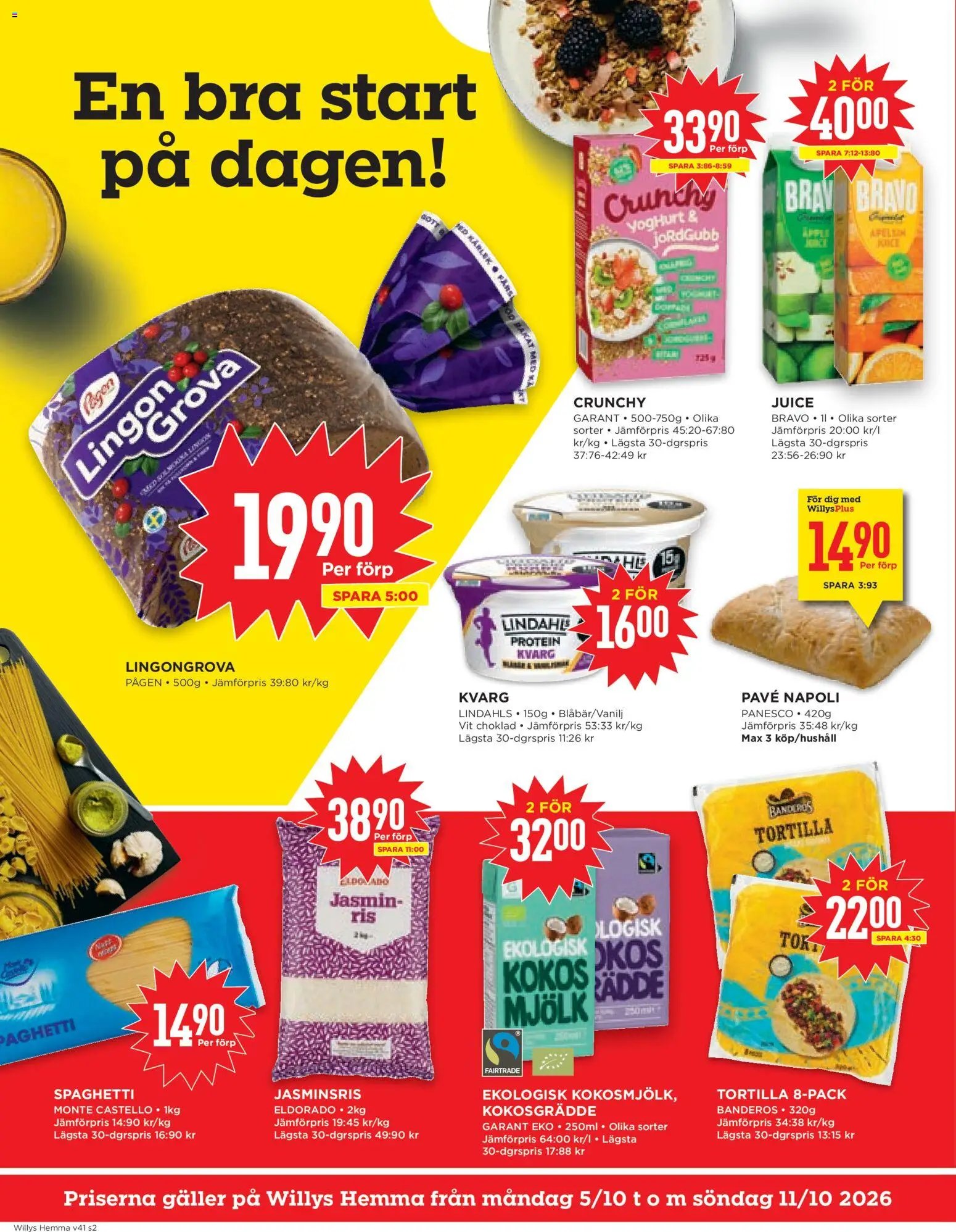Willys erbjudanden Hemma