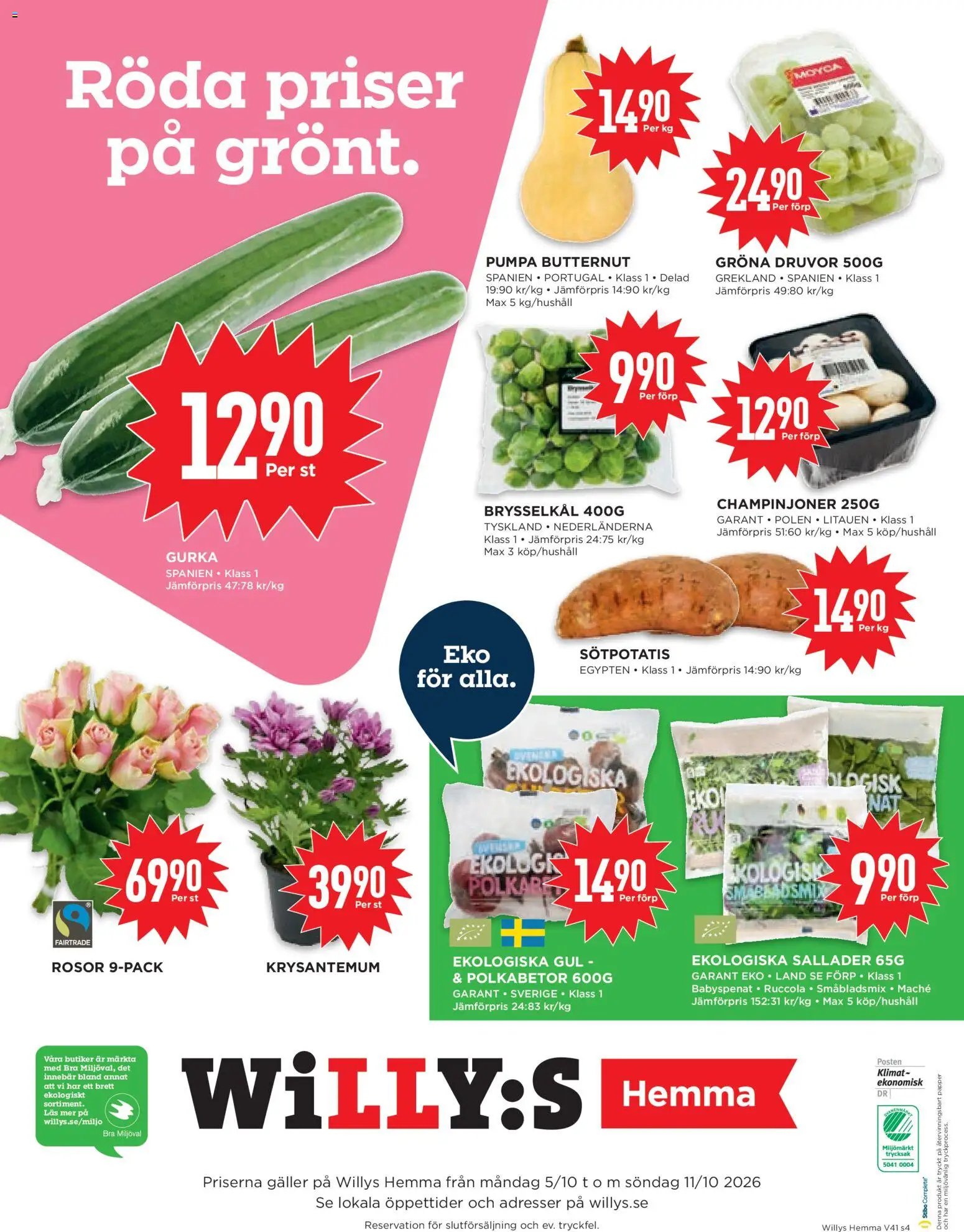 Willys erbjudanden Hemma
