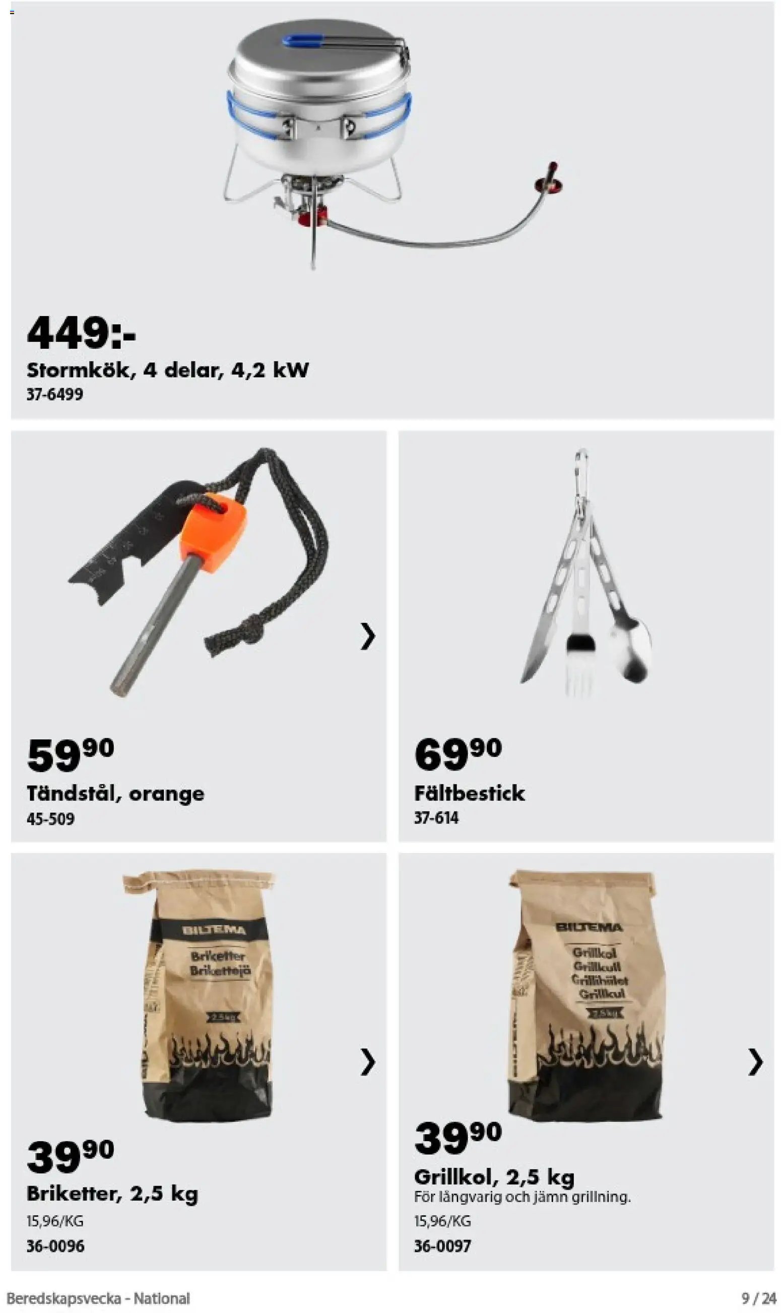 Biltema erbjudanden Beredskaps vecka