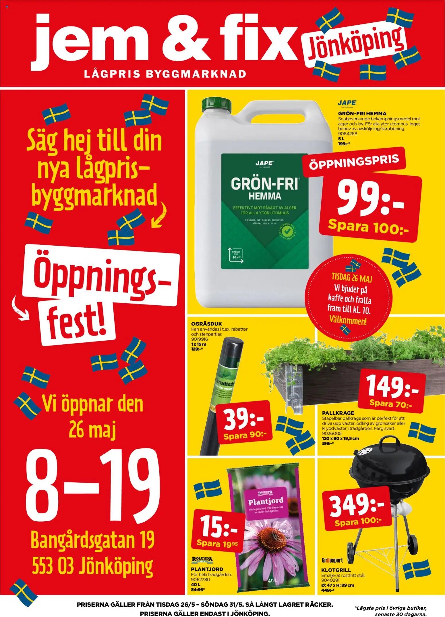 Jem & Fix erbjudanden