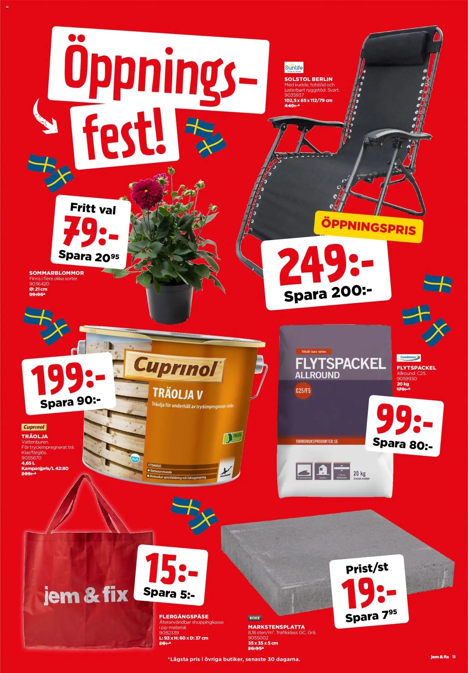 Jem & Fix erbjudanden