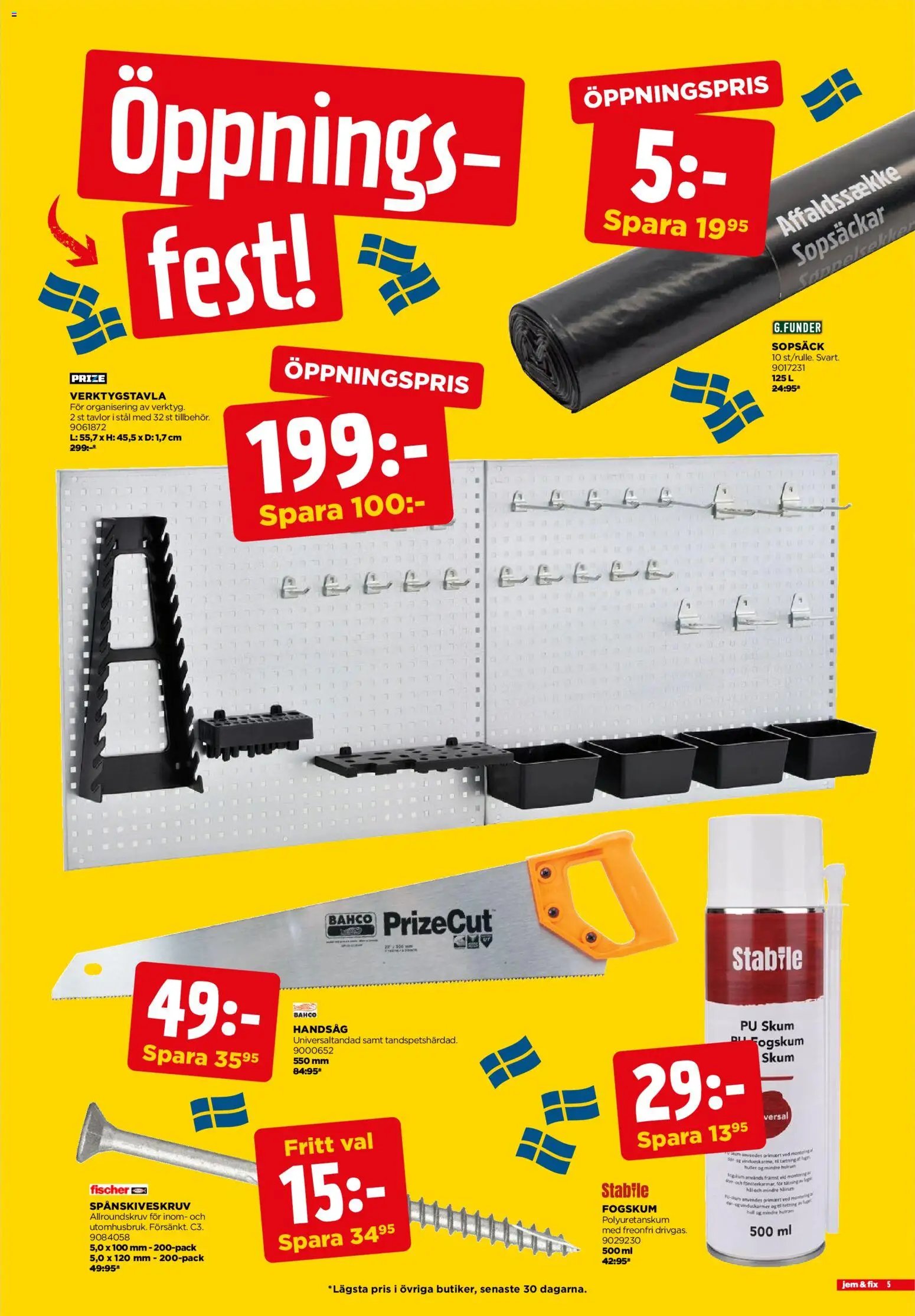 Jem & Fix erbjudanden