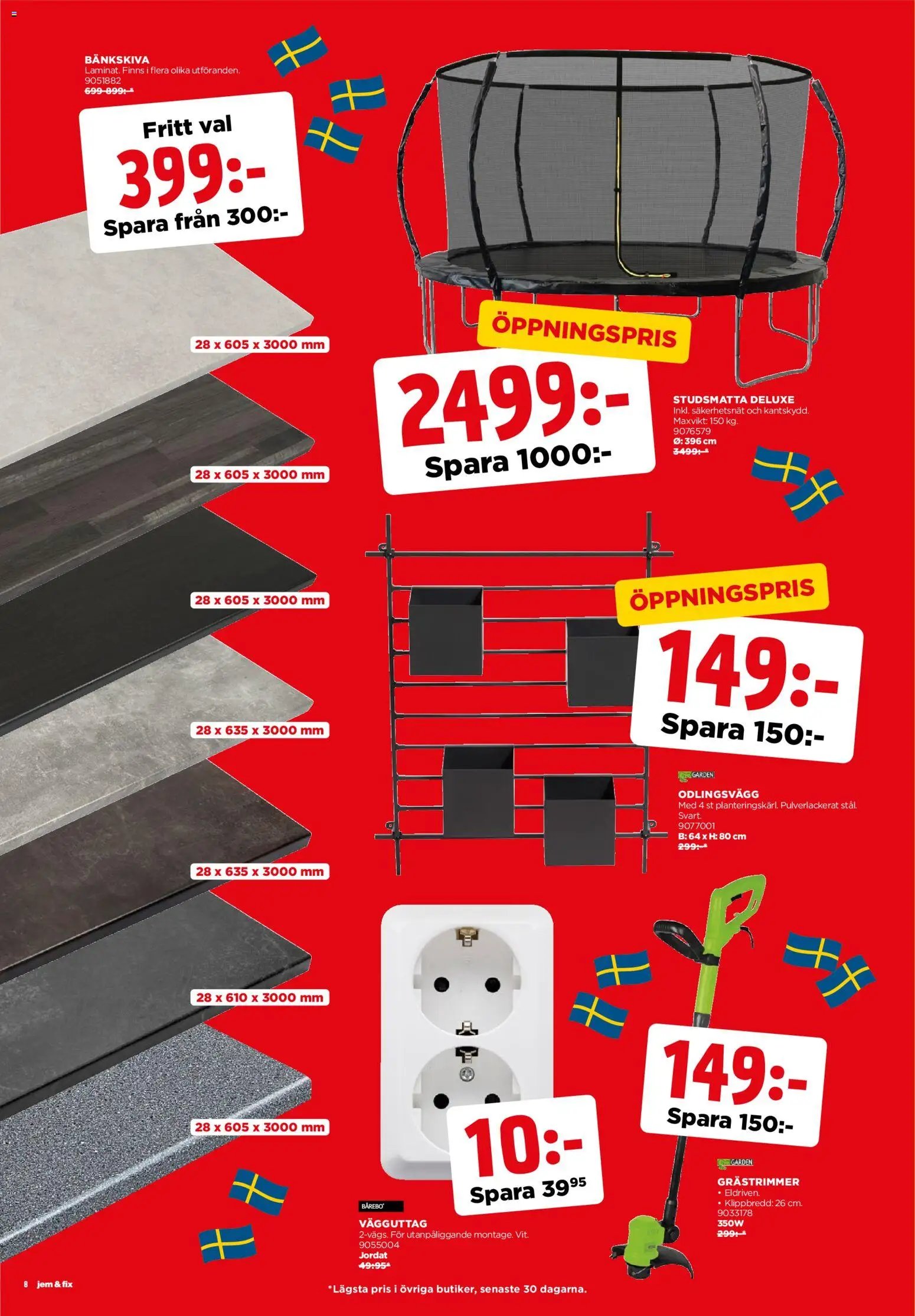 Jem & Fix erbjudanden