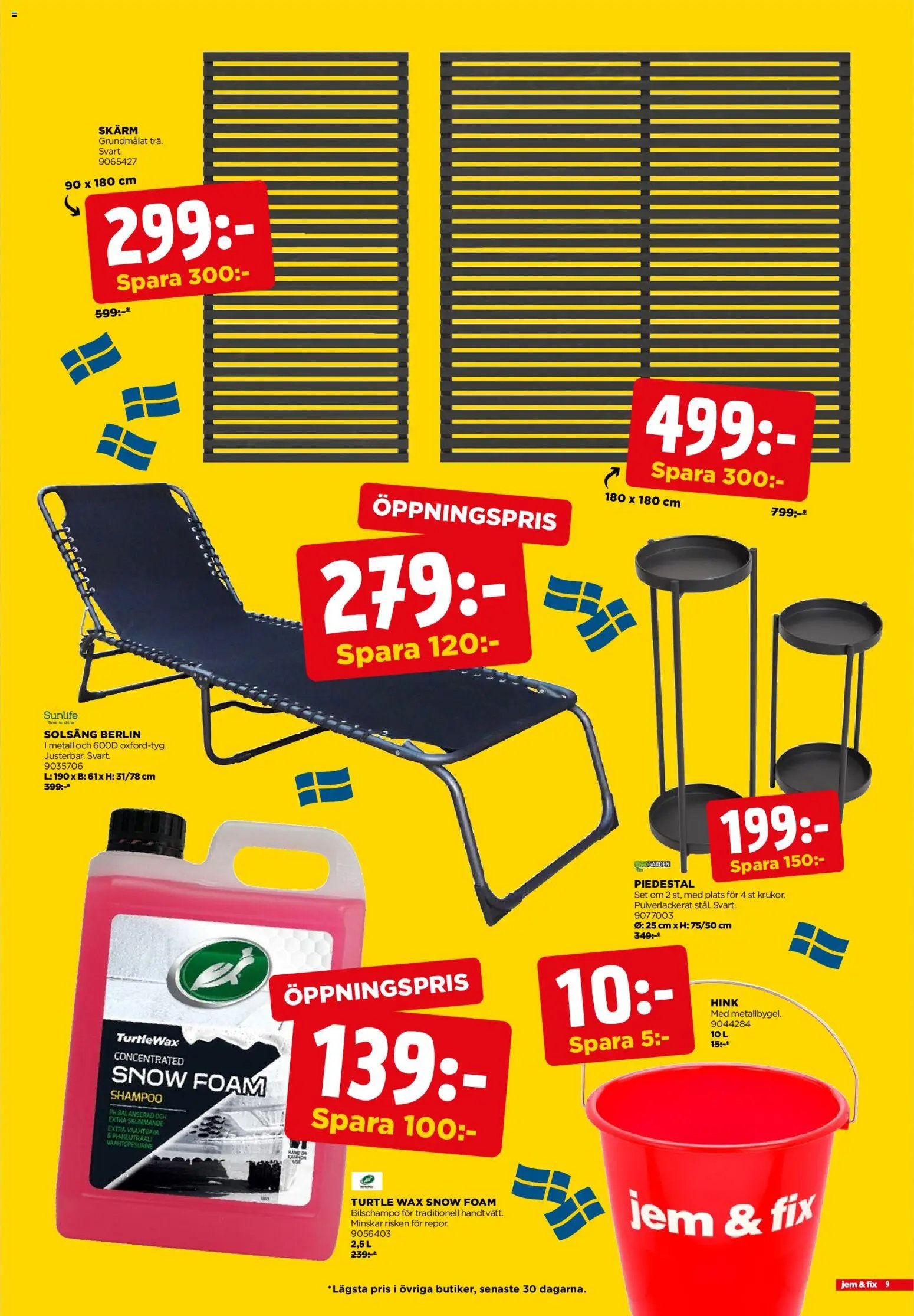 Jem & Fix erbjudanden
