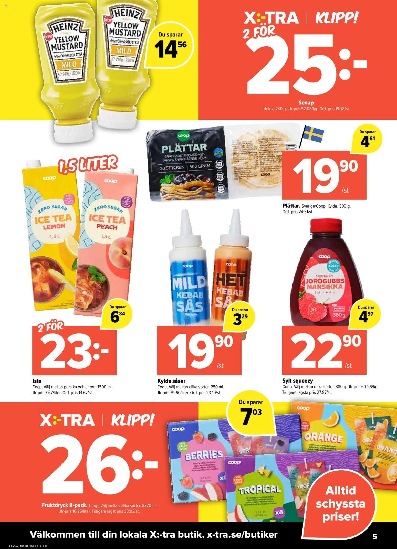 Coop X:-TRA erbjudanden