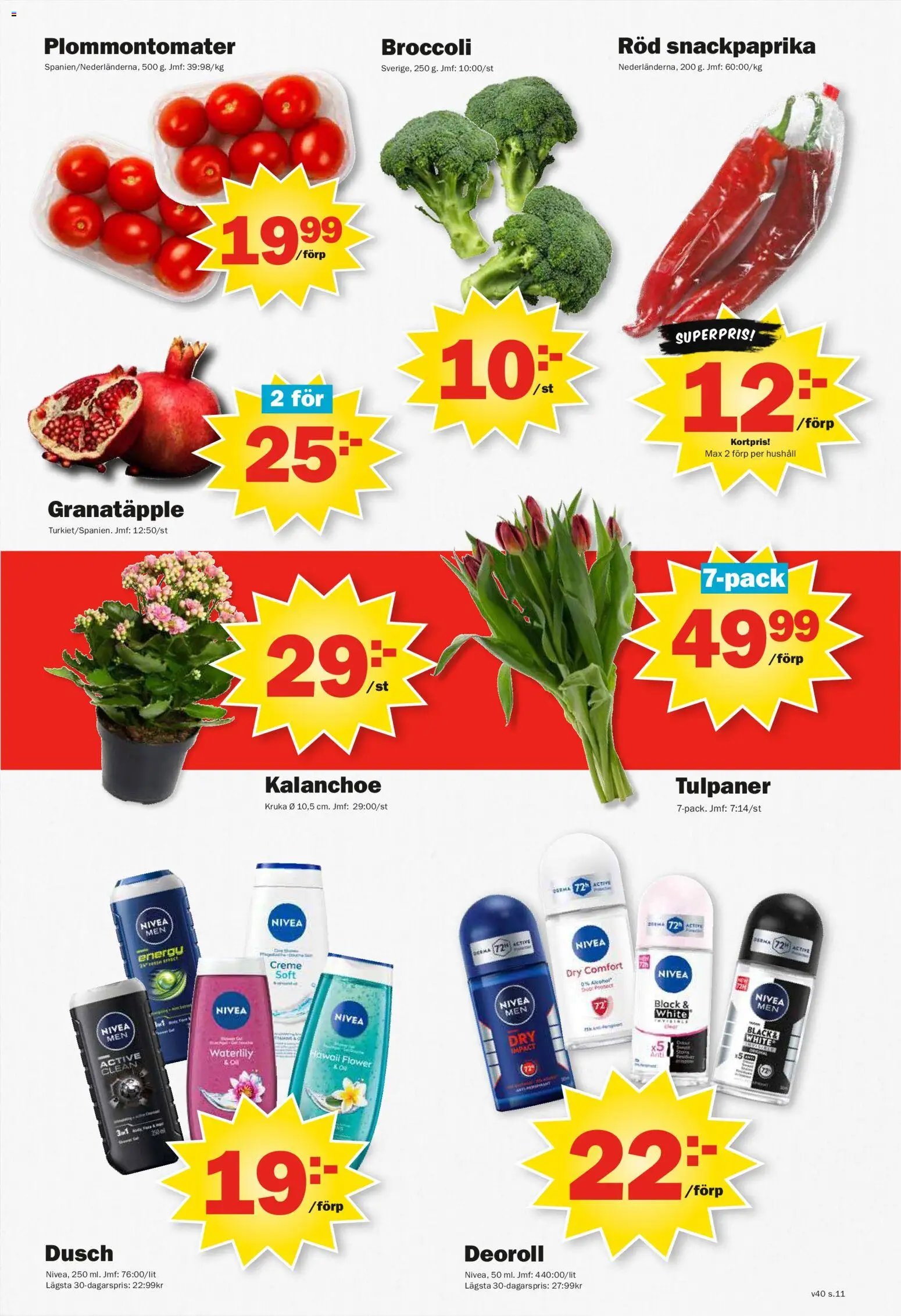 Pekås erbjudanden