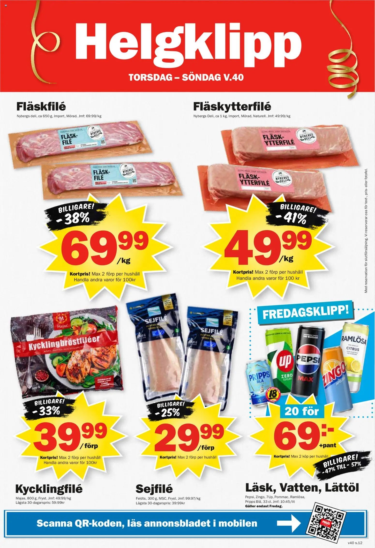 Pekås erbjudanden