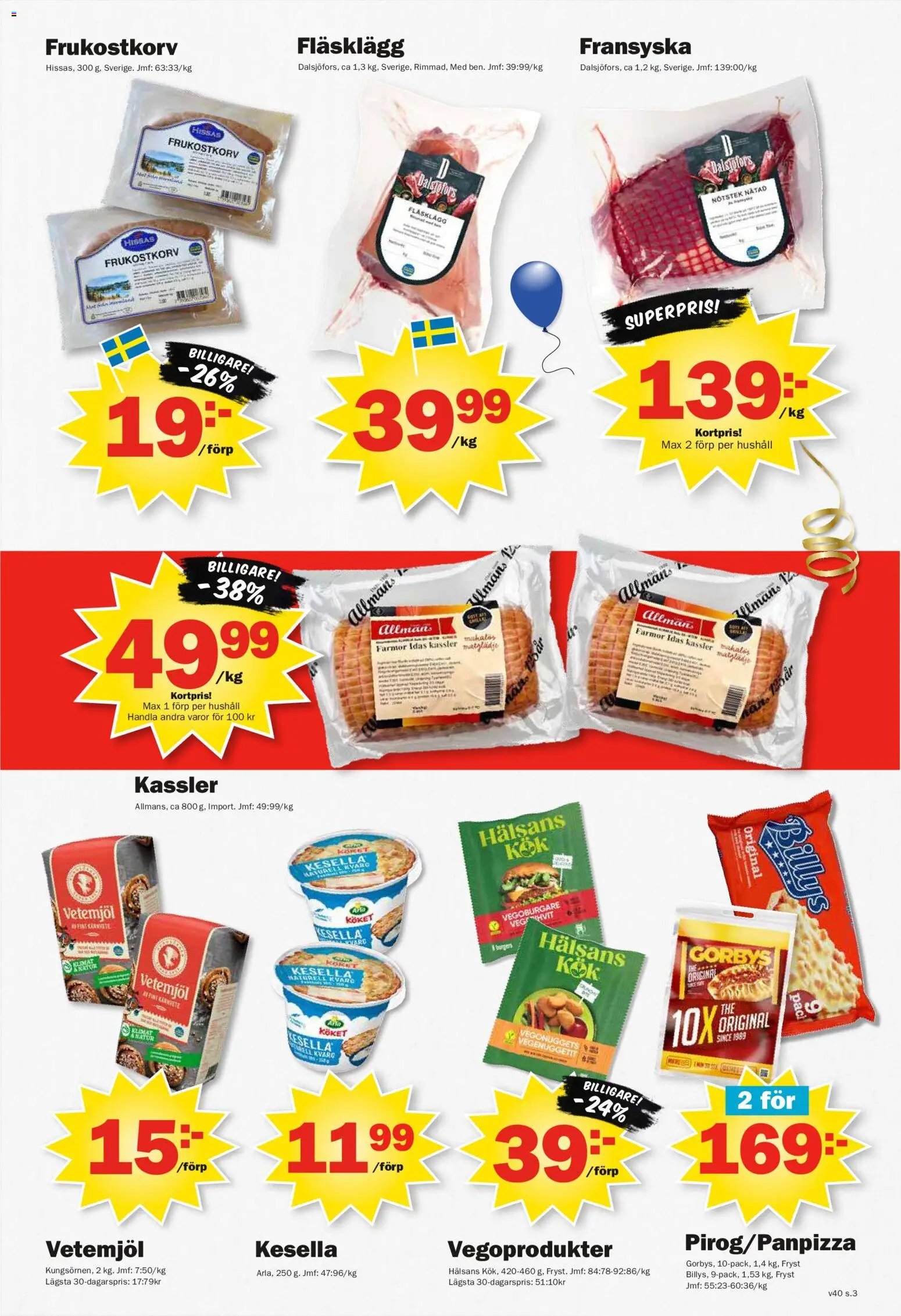 Pekås erbjudanden