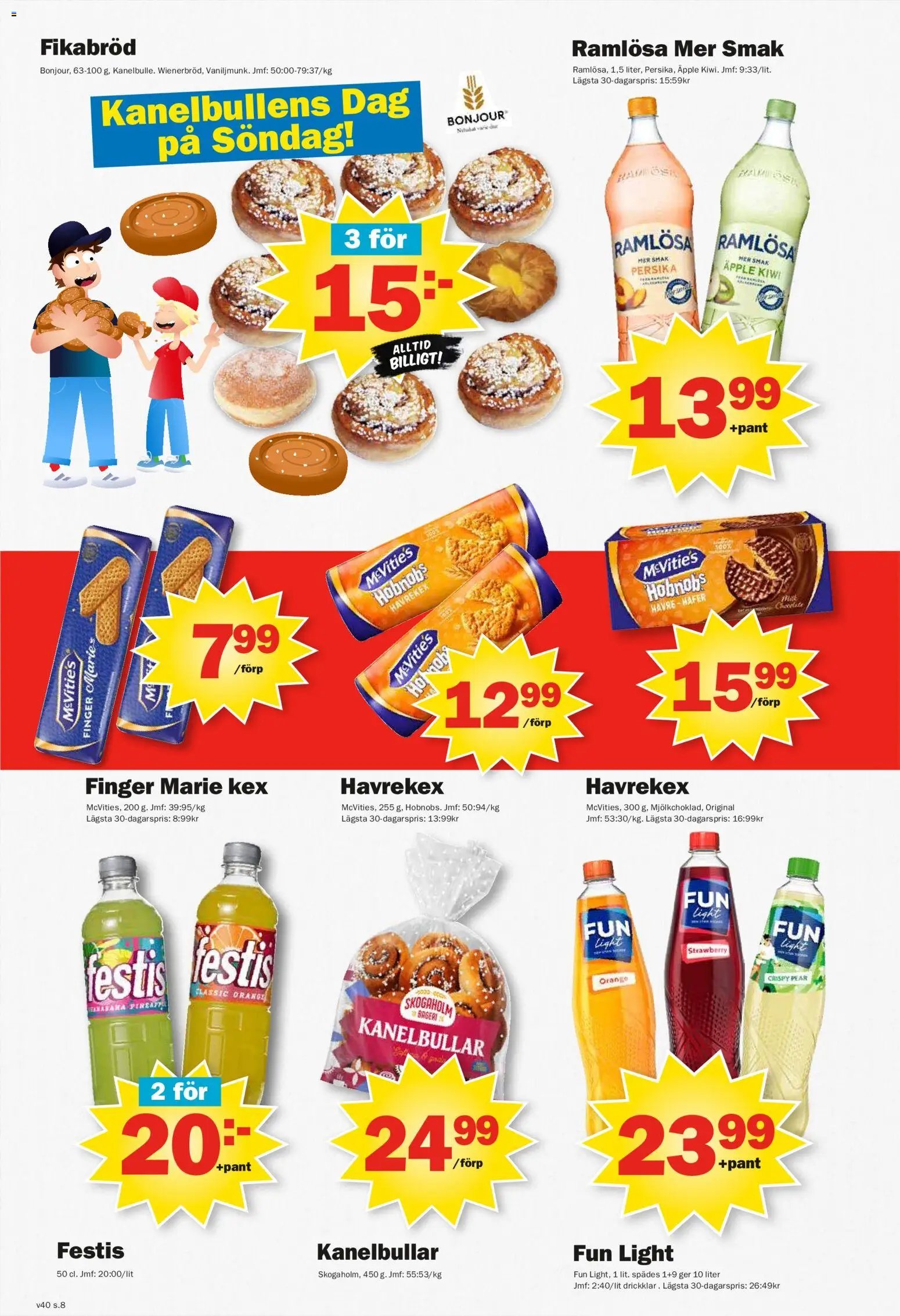 Pekås erbjudanden