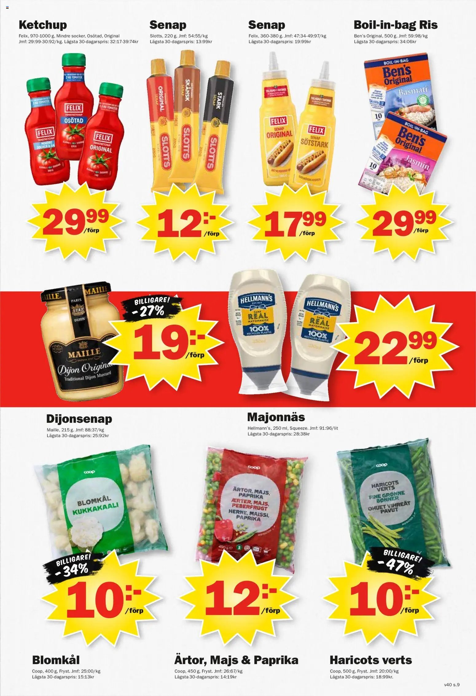 Pekås erbjudanden