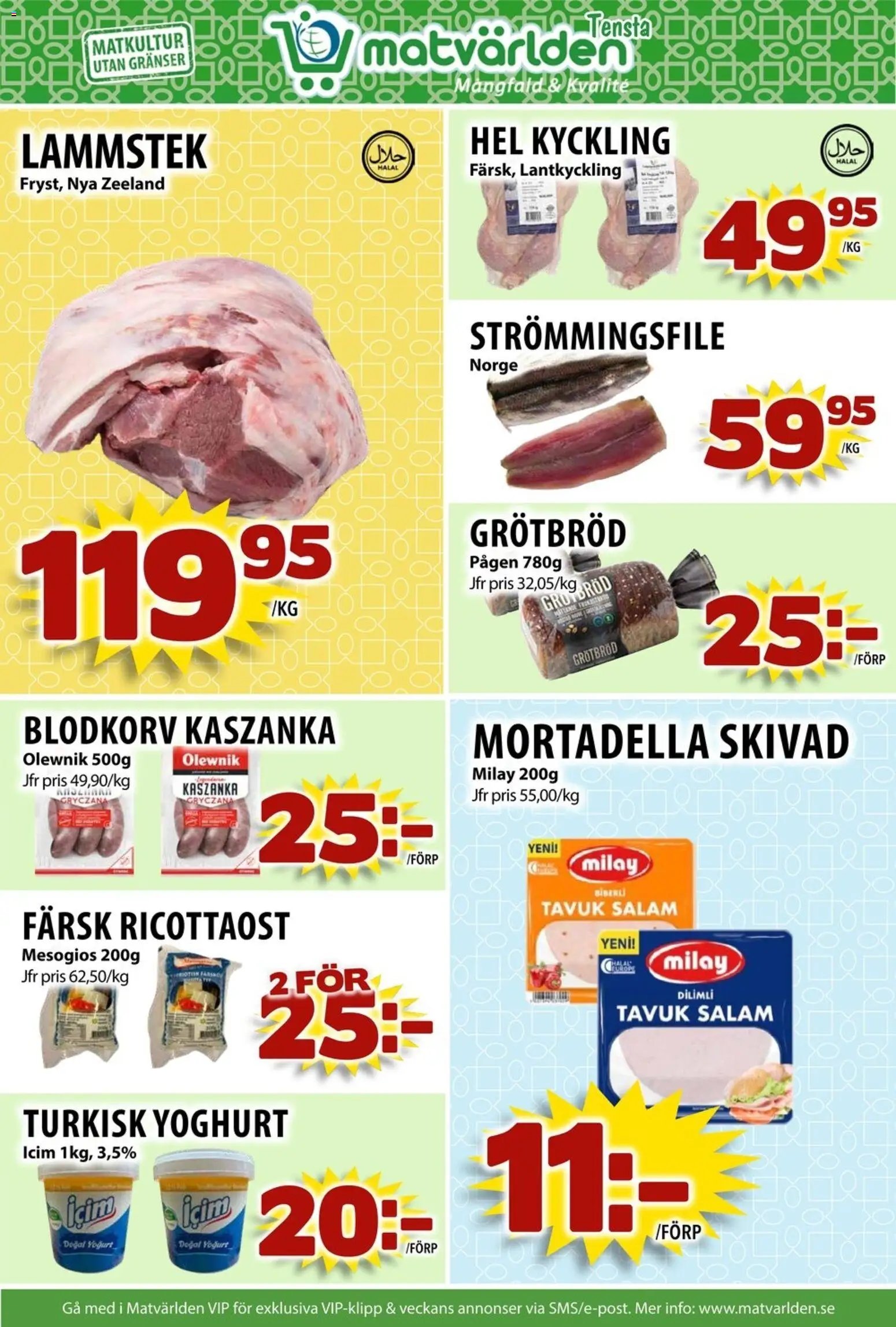 Matvärlden erbjudanden