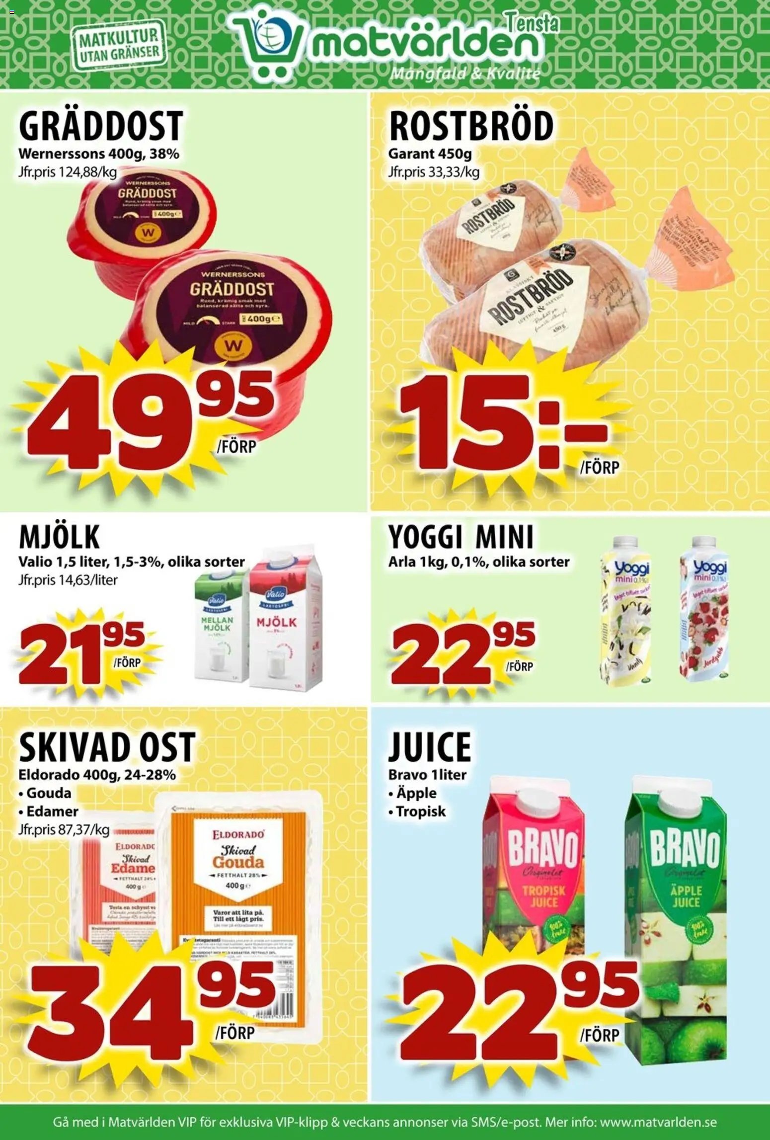 Matvärlden erbjudanden