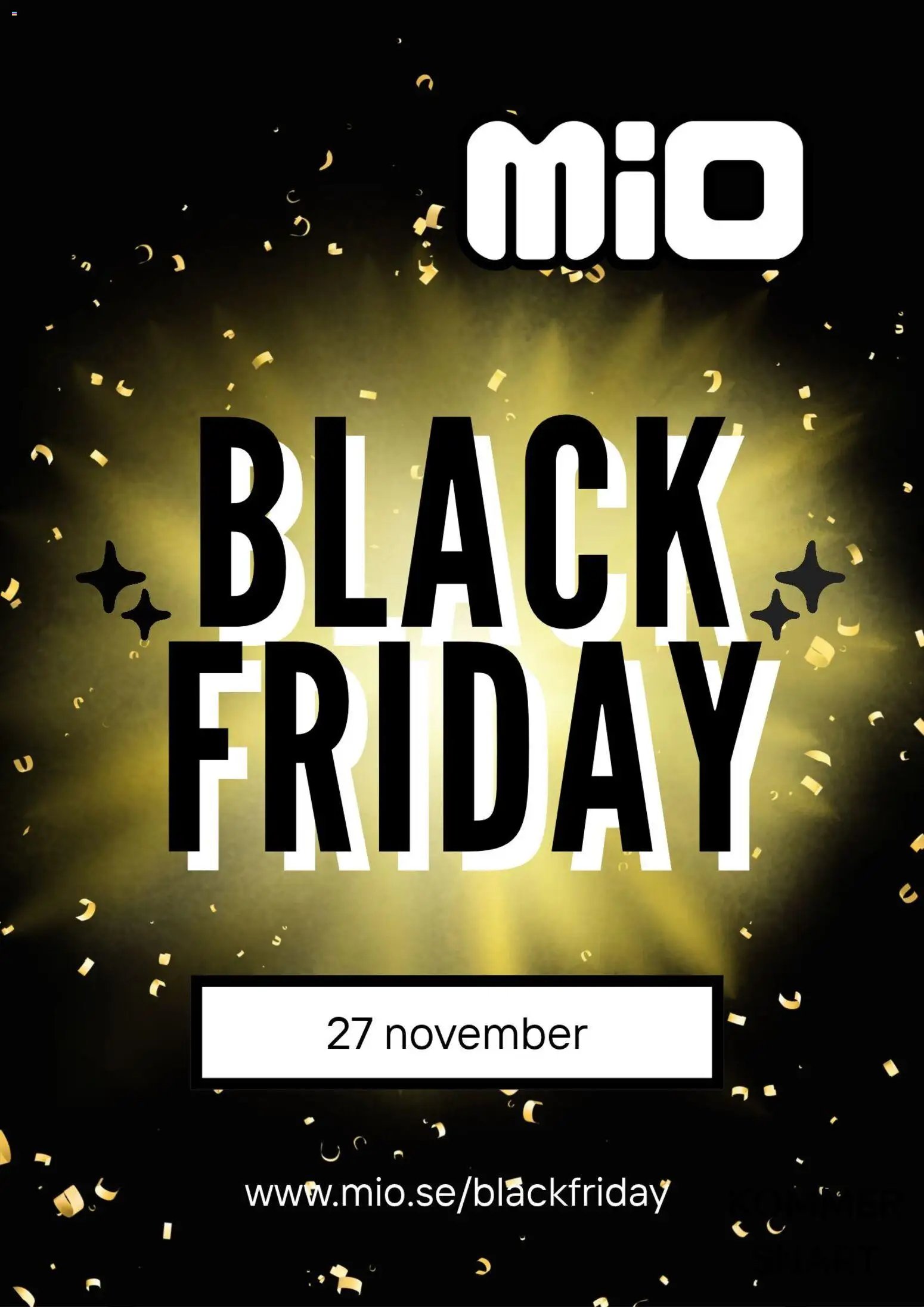 Mio - Black Friday förhandsinformation