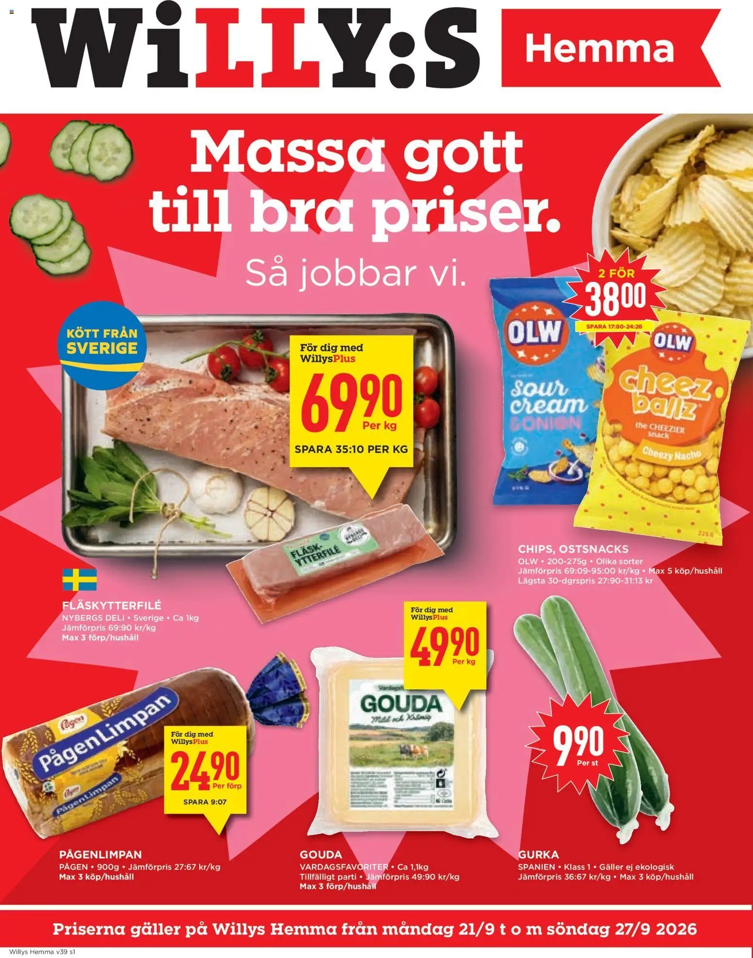 Willys erbjudanden Hemma
