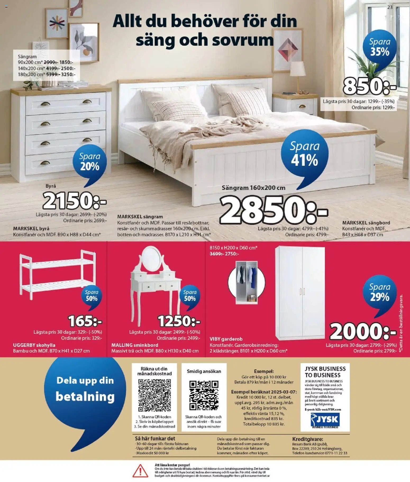 JYSK erbjudanden