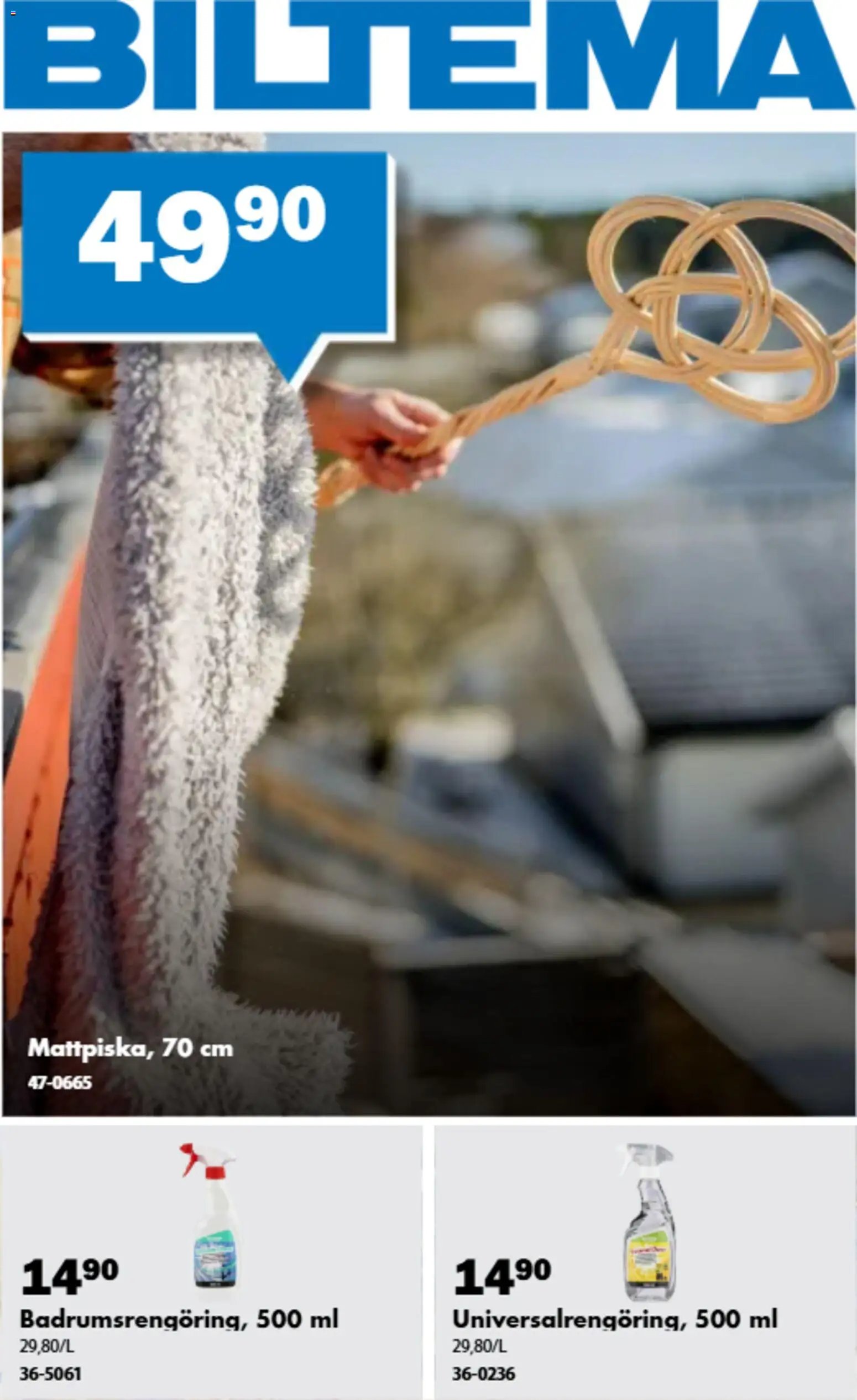 Biltema erbjudanden städning