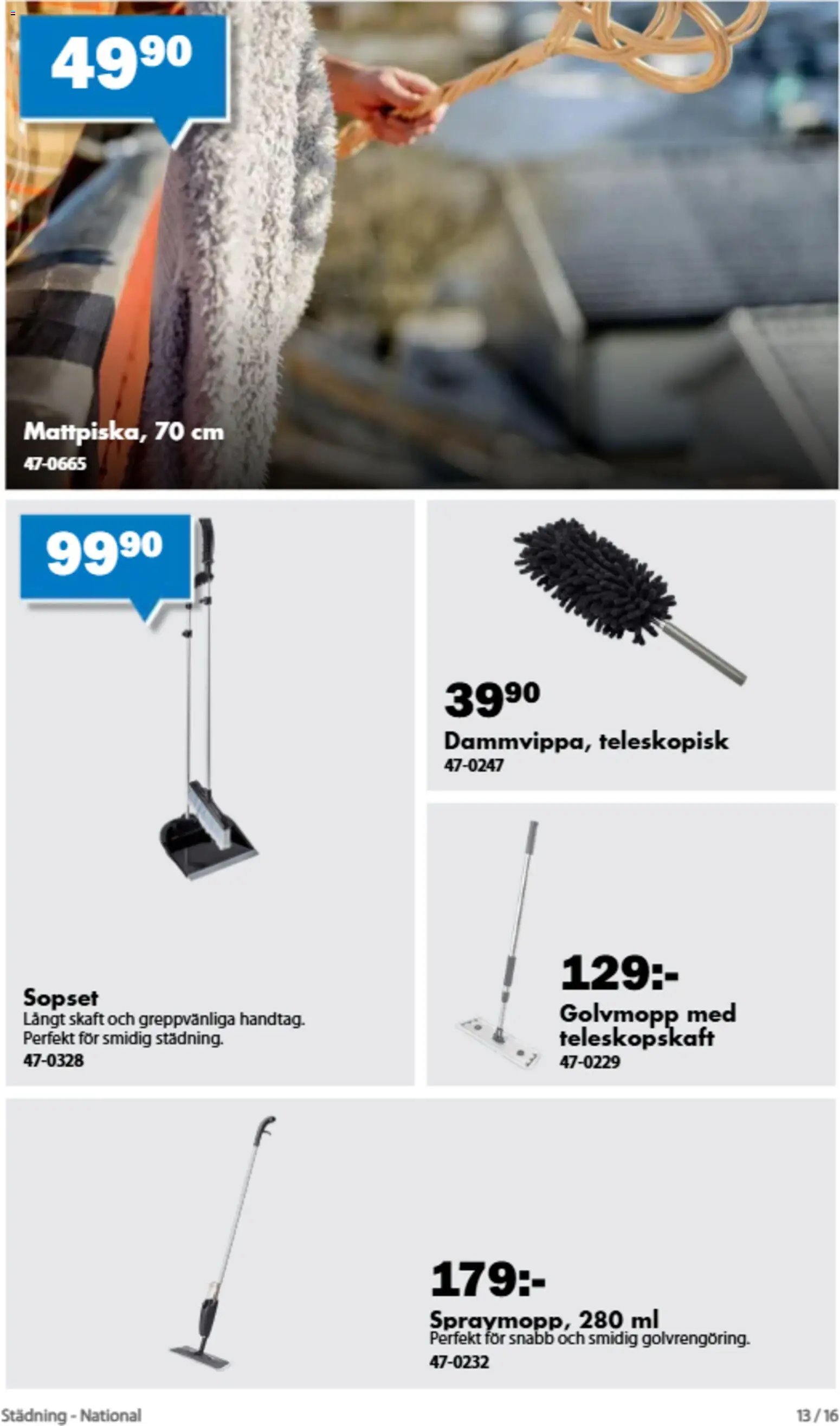 Biltema erbjudanden städning